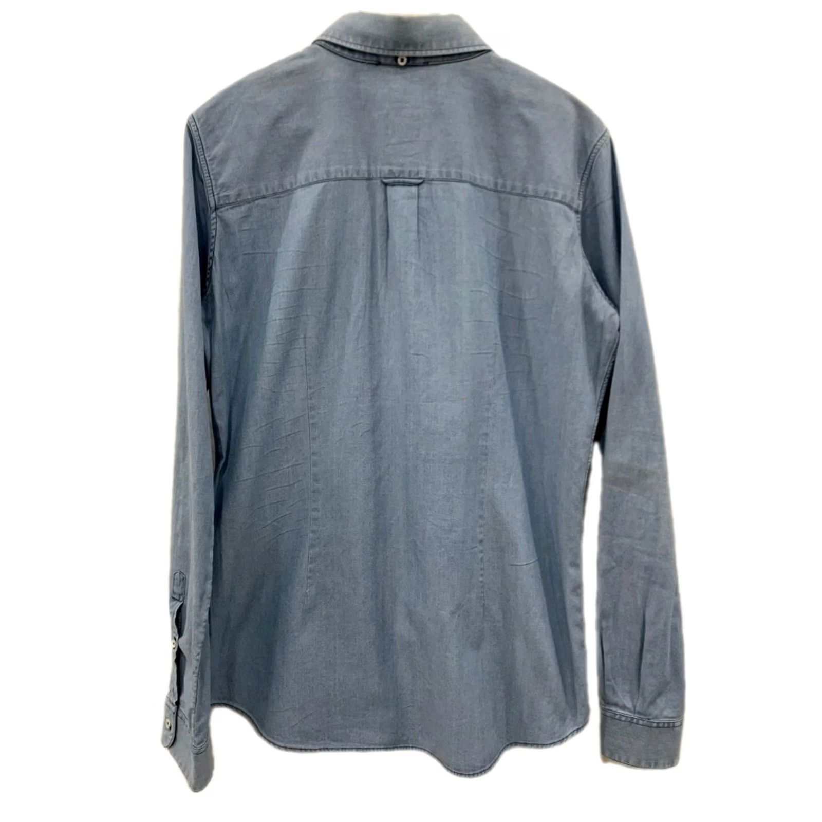 Golden Goose Golden Goose Deluxe Brand Denim Shirt Womens M L Light Wash Button Up Italy #C18 Size M / US 6-8 / IT 42-44 - 2 Thumbnail