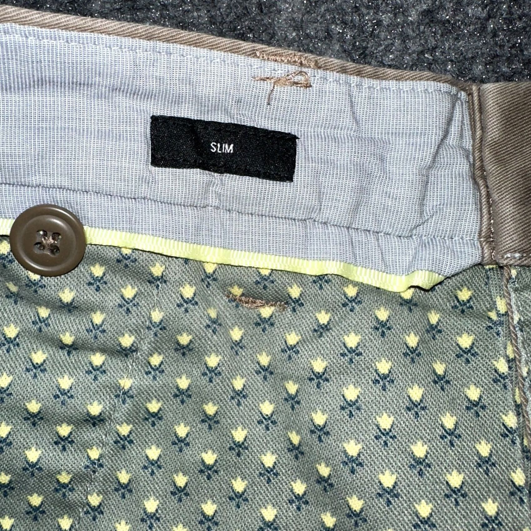 Bonobos Bonobos Pants Mens 31 Slim Fit Chino Tan Cotton Stretch Flat Front Pockets Size US 31 - 5 Thumbnail