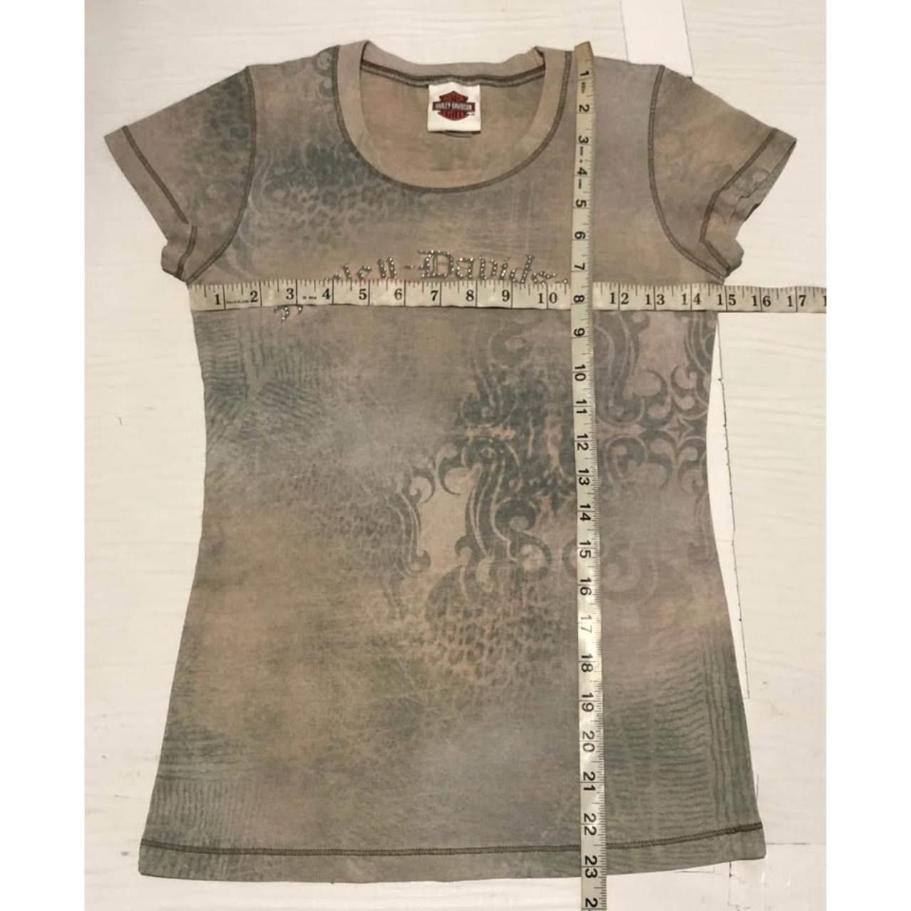 Harley Davidson × Vintage VTG 2008 Harley Davidson Shirt Small Women Full Print Size S / US 4 / IT 40 - 5 Thumbnail