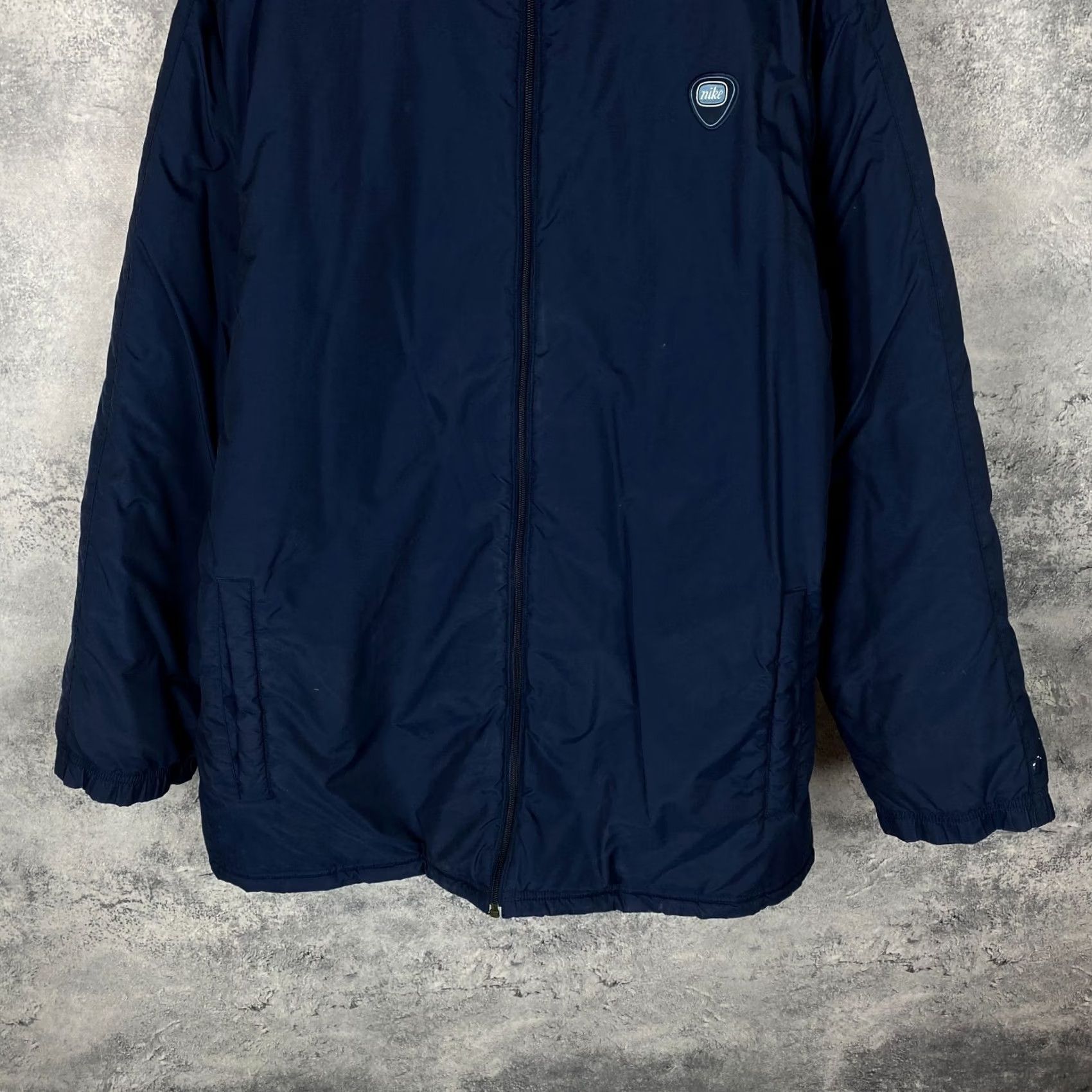 Nike VINTAGE Nike Jacket Windbreaker Men Blue Polyester XL Size US XL / EU 56 / 4 - 3 Thumbnail