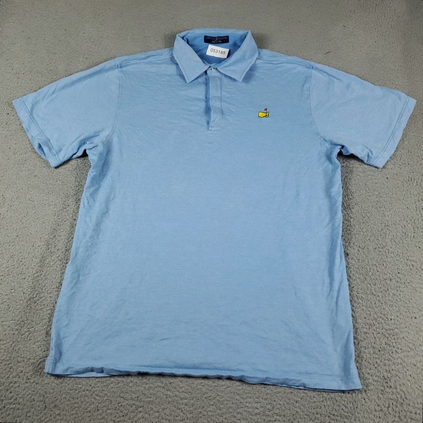 Vintage Masters Polo Shirt Mens Size Large Blue Clubhouse Collection Golf Short Sleeve Size US L / EU 52-54 / 3 - 3 Thumbnail