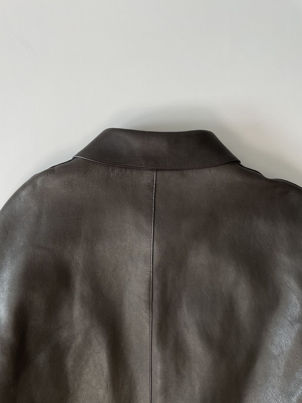 Prada Prada Heavy Leather Coat Size US L / EU 52-54 / 3 - 4 Thumbnail