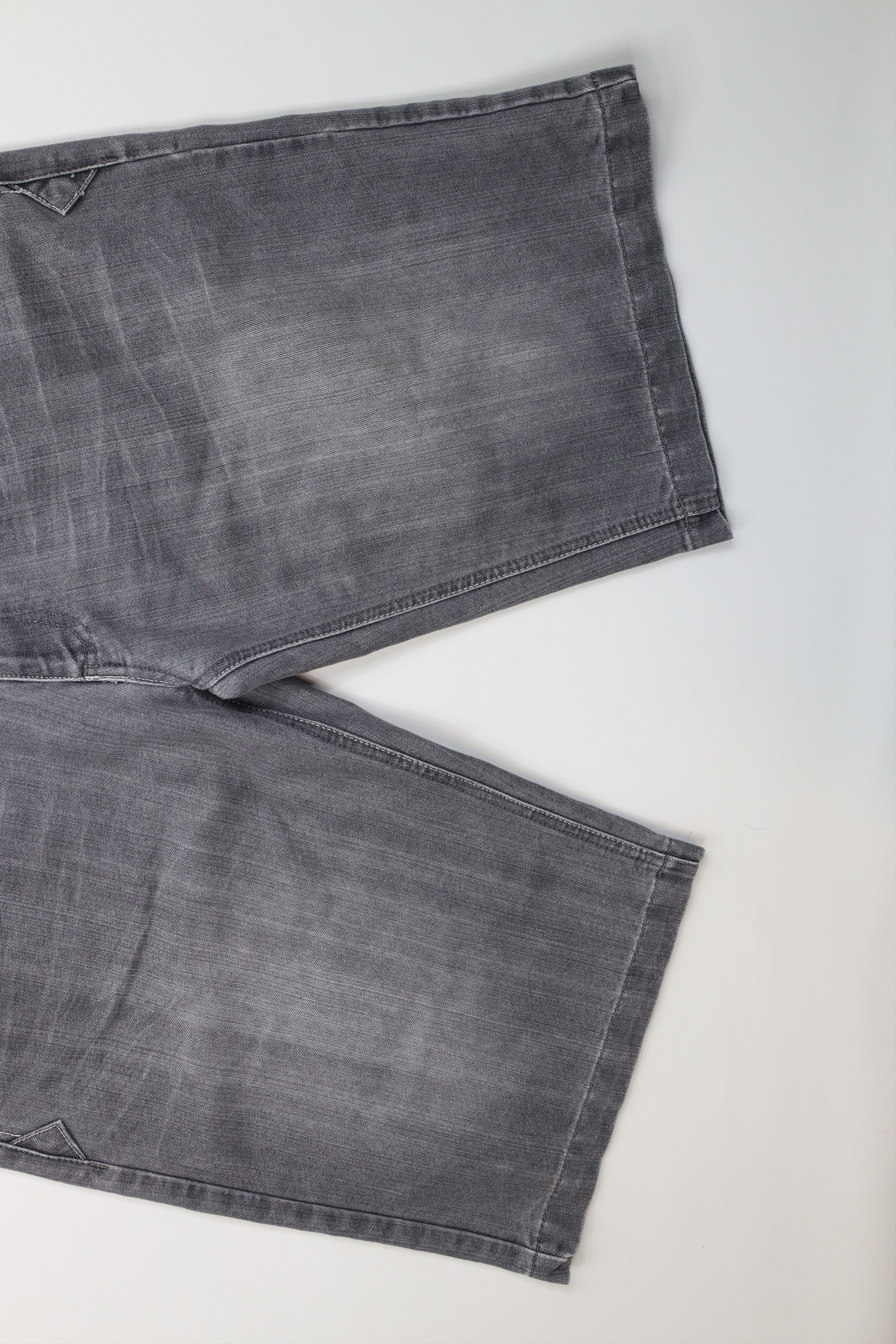Vintage Vintage 90s Y2K Streetwear Baggy Fit Denim Jean Shorts Gray Size US 36 / EU 52 - 5 Thumbnail