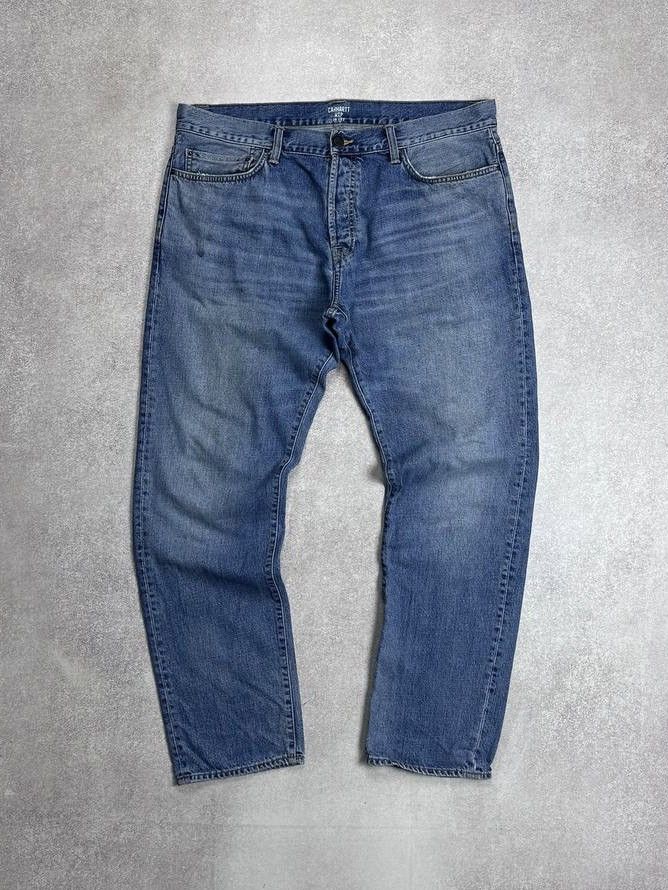 Carhartt Vintage Carhartt WIP Baggy Flared Denim Jeans Rare 38x32 Size US 38 / EU 54 - 2 Thumbnail