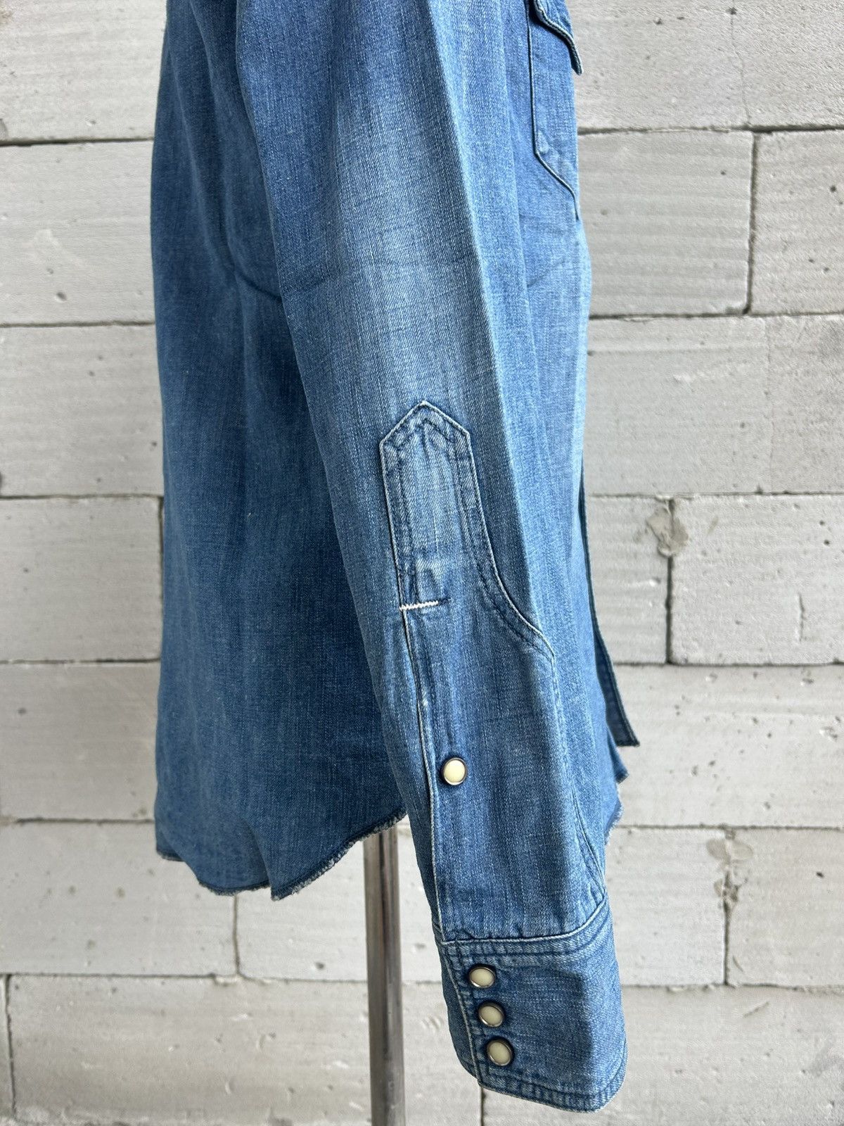 *A VONTADE Selvedge Denim Western Shirt Size US M / EU 48-50 / 2 - 4 Thumbnail