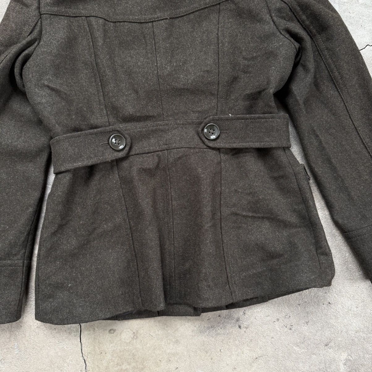 H&M H&M Khaki Wool Military Chic Coat Jacket Size M / US 6-8 / IT 42-44 - 5 Thumbnail