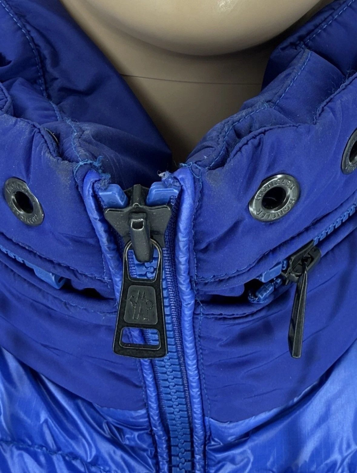 Moncler Moncler Puffer Jacket Blue Full Zip Men’s Size 6 Size US L / EU 52-54 / 3 - 4 Thumbnail
