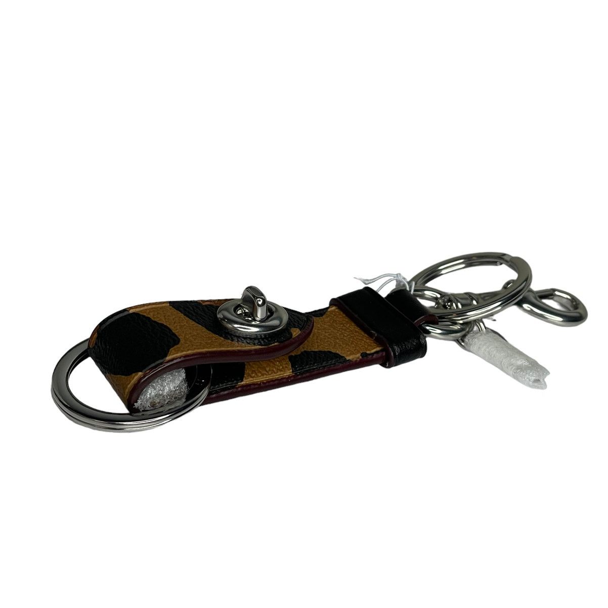 Coach Coach Trigger Snap Bag Charm Keychain With Leopard Print Size ONE SIZE - 5 Thumbnail