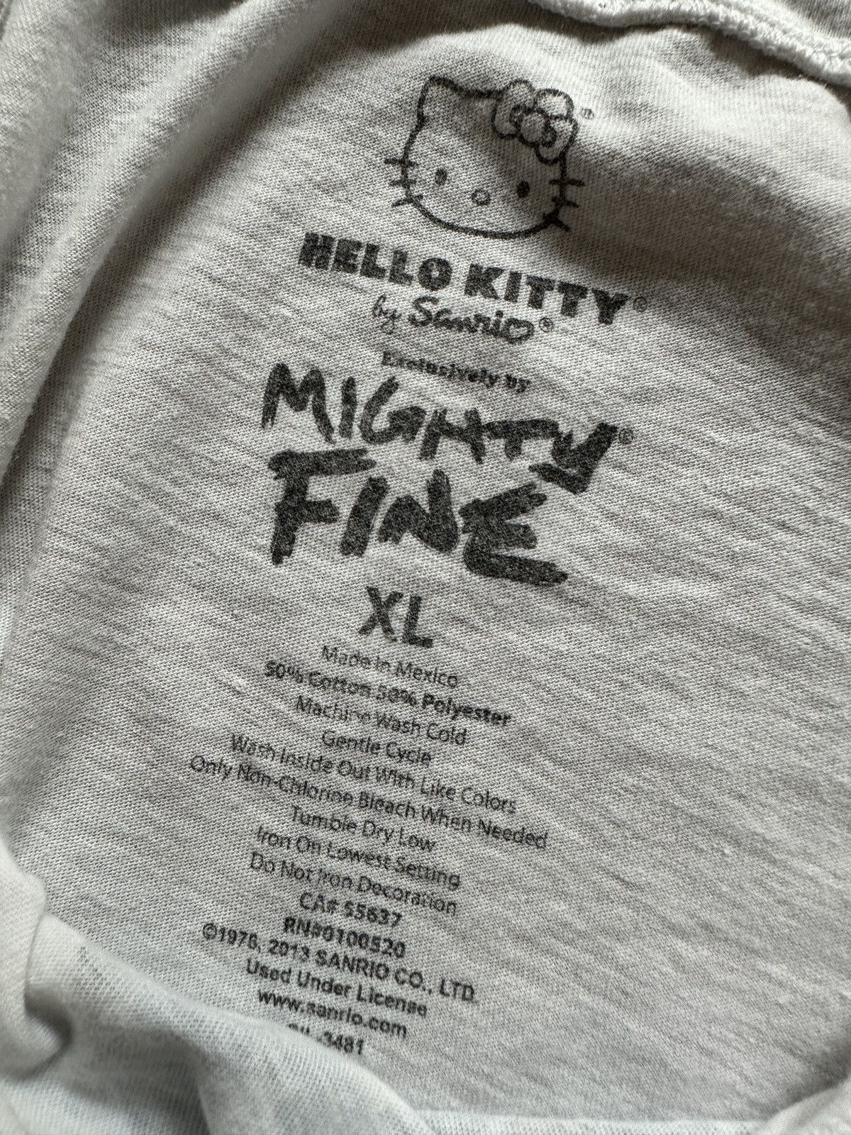 Japanese Brand Hello Kitty Mighty Fine Sanrio Graphic Tee Size XL / US 12-14 / IT 48-50 - 3 Thumbnail