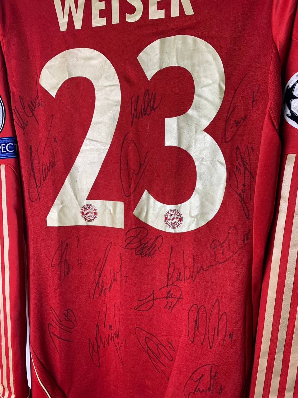 Adidas BAYERN MUNICH 2012 2013 HOME FOOTBALL SHIRT SOCCER JERSEY Size US M / EU 48-50 / 2 - 7 Thumbnail