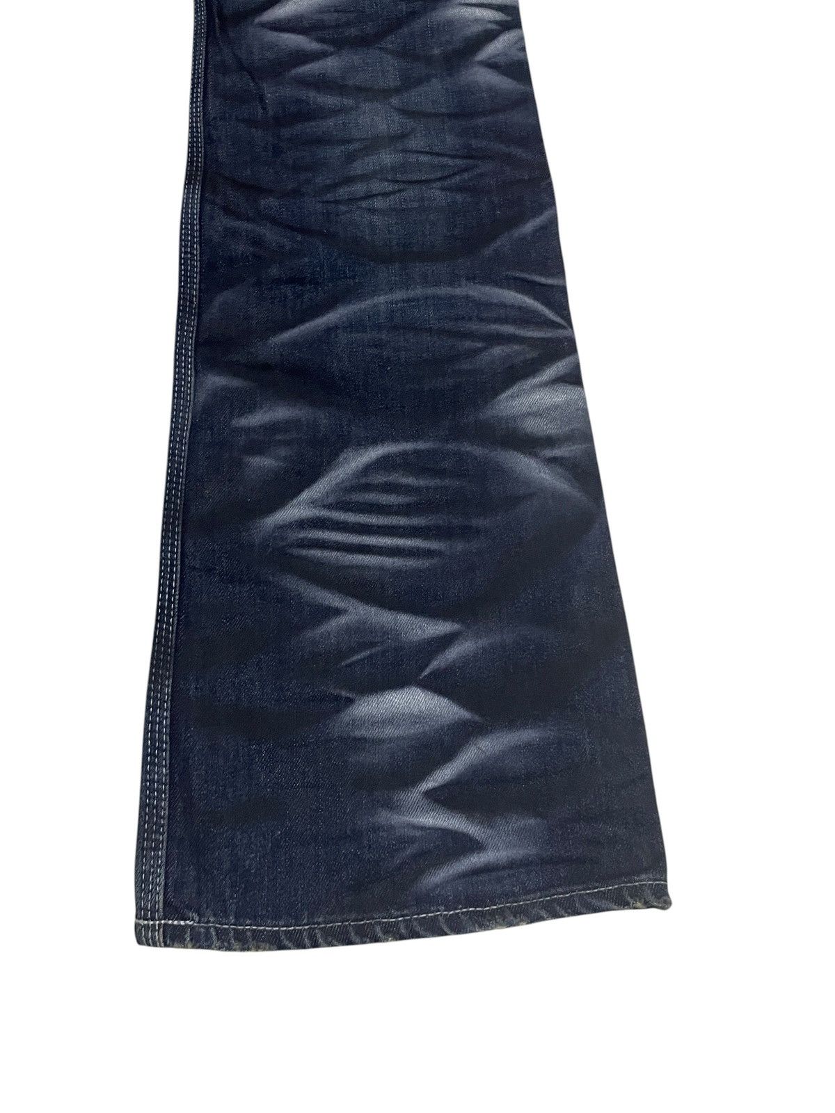 Le Grande Bleu (L.G.B.) Rare Vintage Japanese Brand Urban Craft Flared Jeans 2000s Size US 30 / EU 46 - 6 Thumbnail