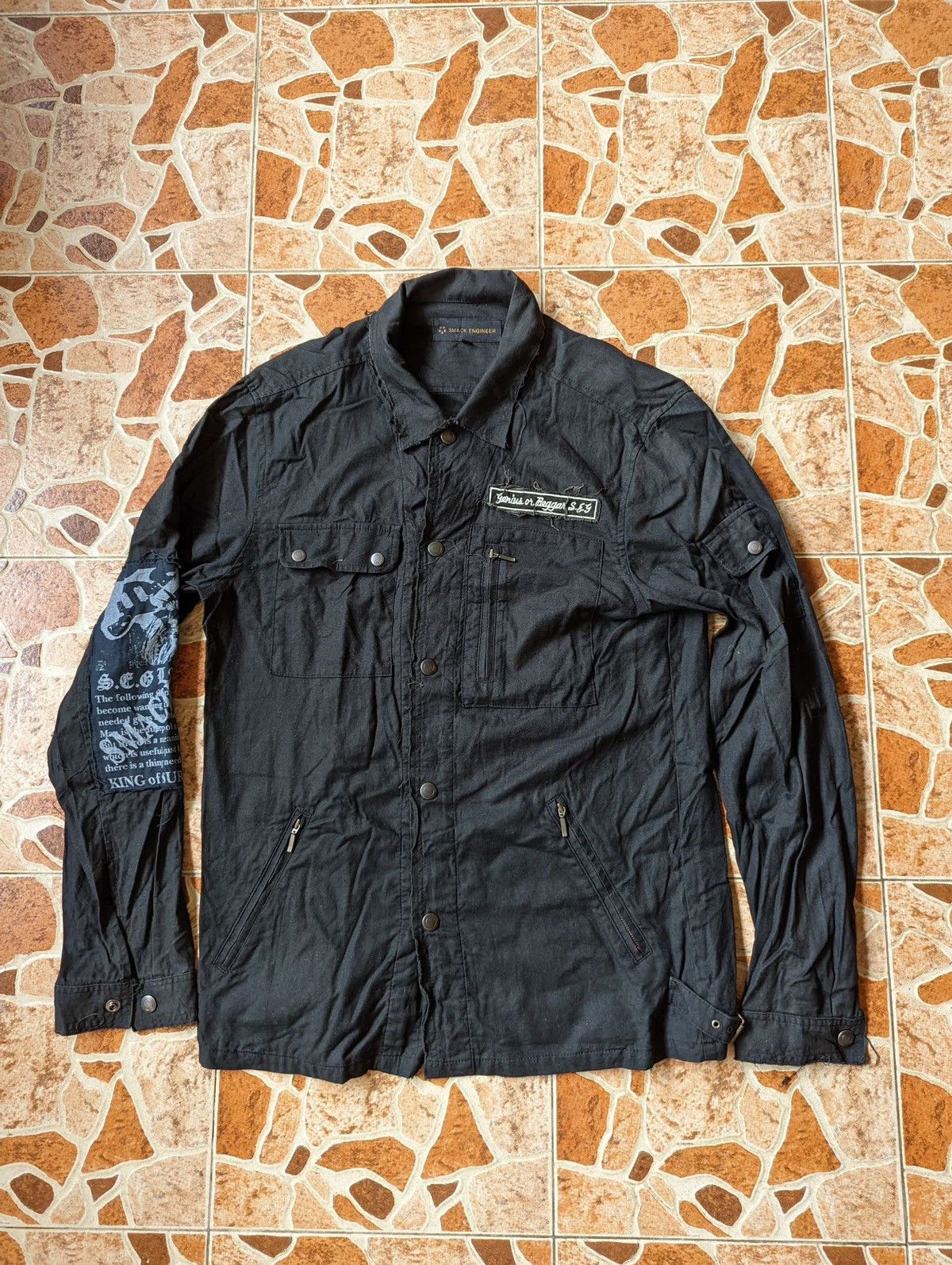 Japanese Brand Smackism Punks King Of Surprised Long Sleeves Size US L / EU 52-54 / 3 - 1 Thumbnail