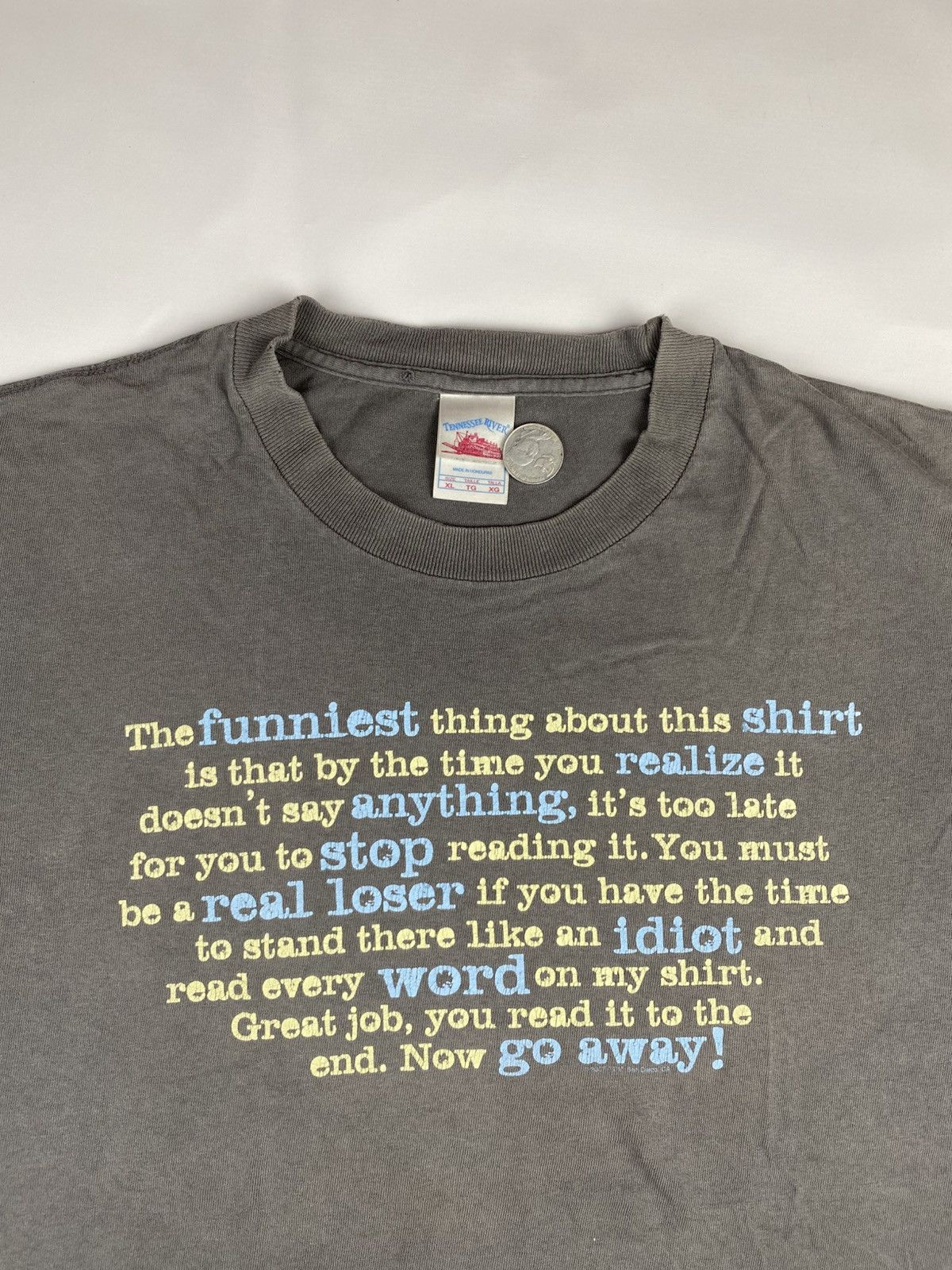 Vintage Vintage Word tshirt Size US XL / EU 56 / 4 - 1 Thumbnail