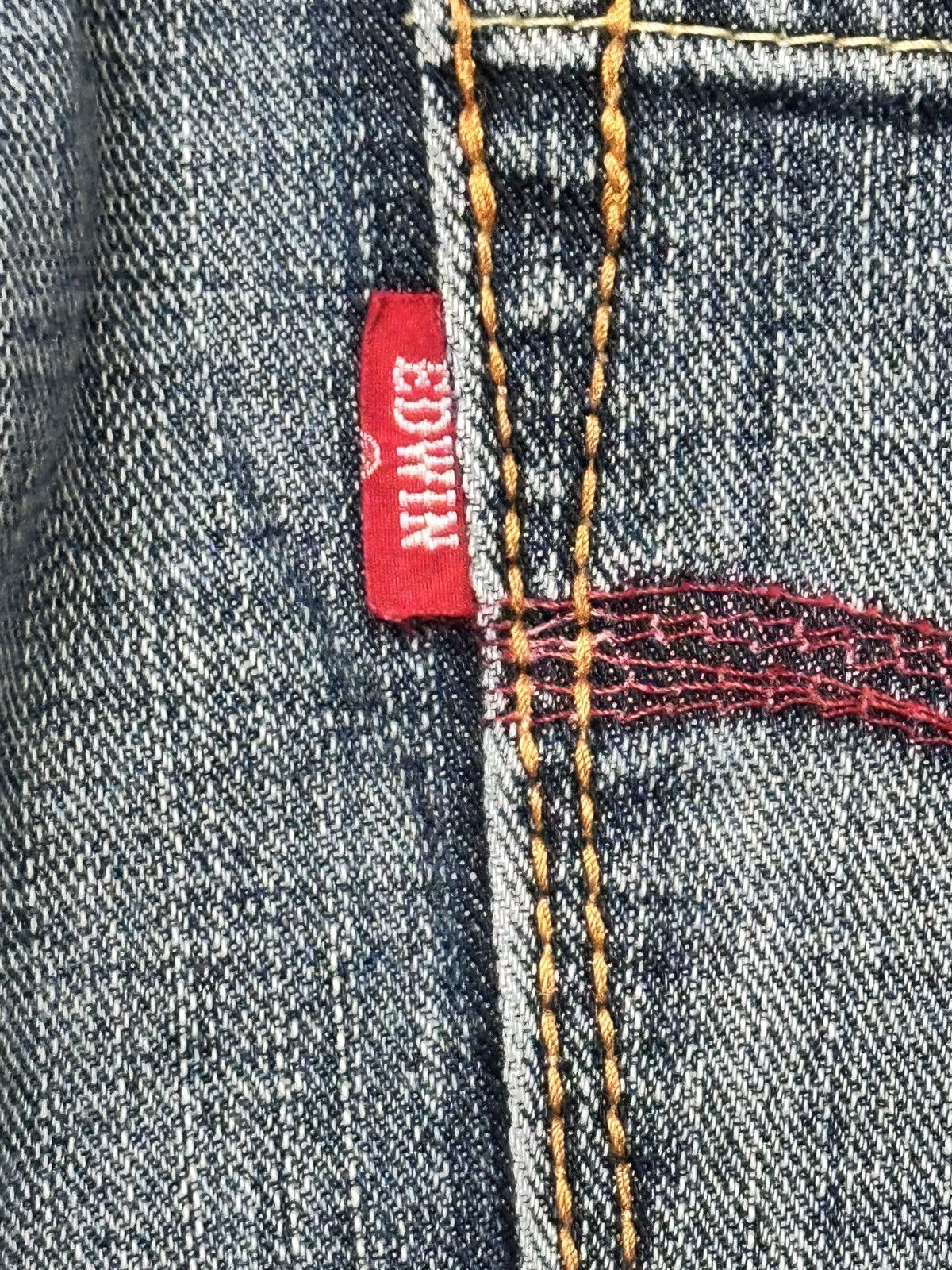 Edwin Edwin EDGE of BLUE JEANS Japan Straight Leg with Faded Wash Size US 35 - 10 Thumbnail