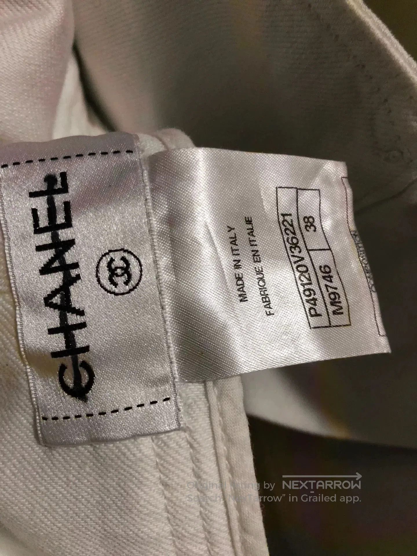 Chanel Chanel Black Denim Trousers Size 38. Size 28" / US 6 / IT 42 - 5 Thumbnail
