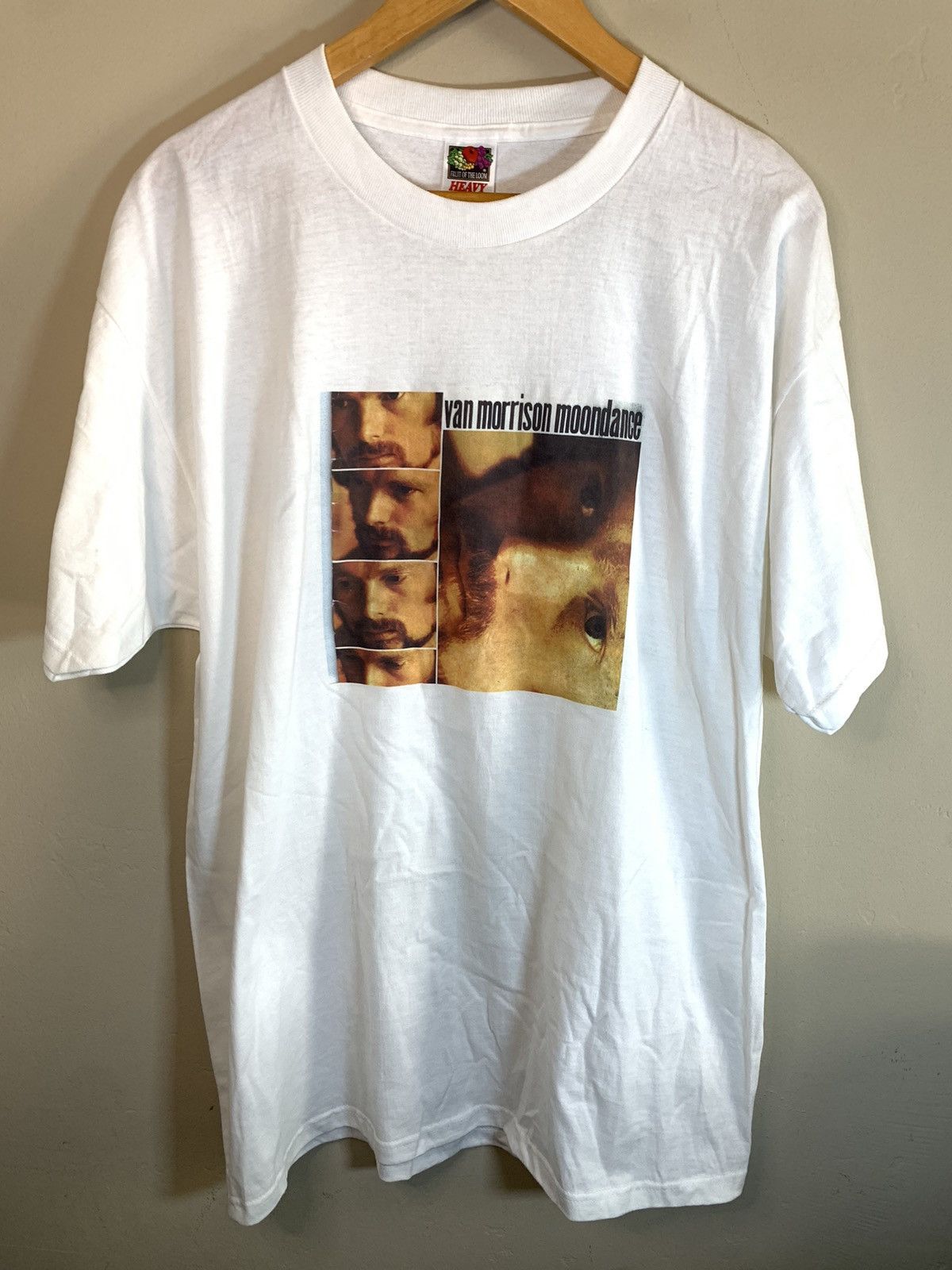 *RARE* Vintage Van Morrison Moondance Album Cover T-Shirt XL
