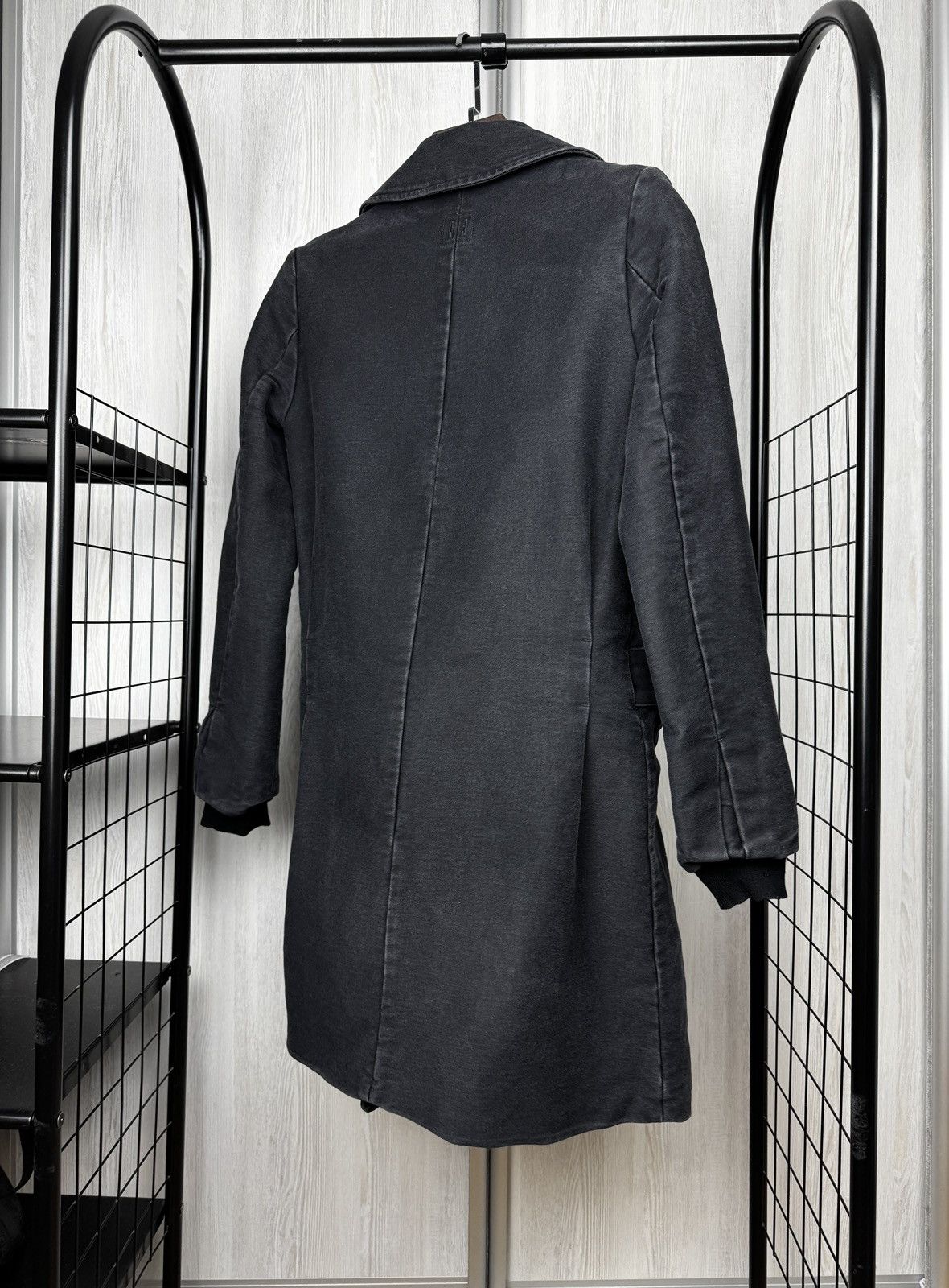hannes roether hannes roether stone washed belted double-breasted coat sz S Size S / US 4 / IT 40 - 7 Thumbnail
