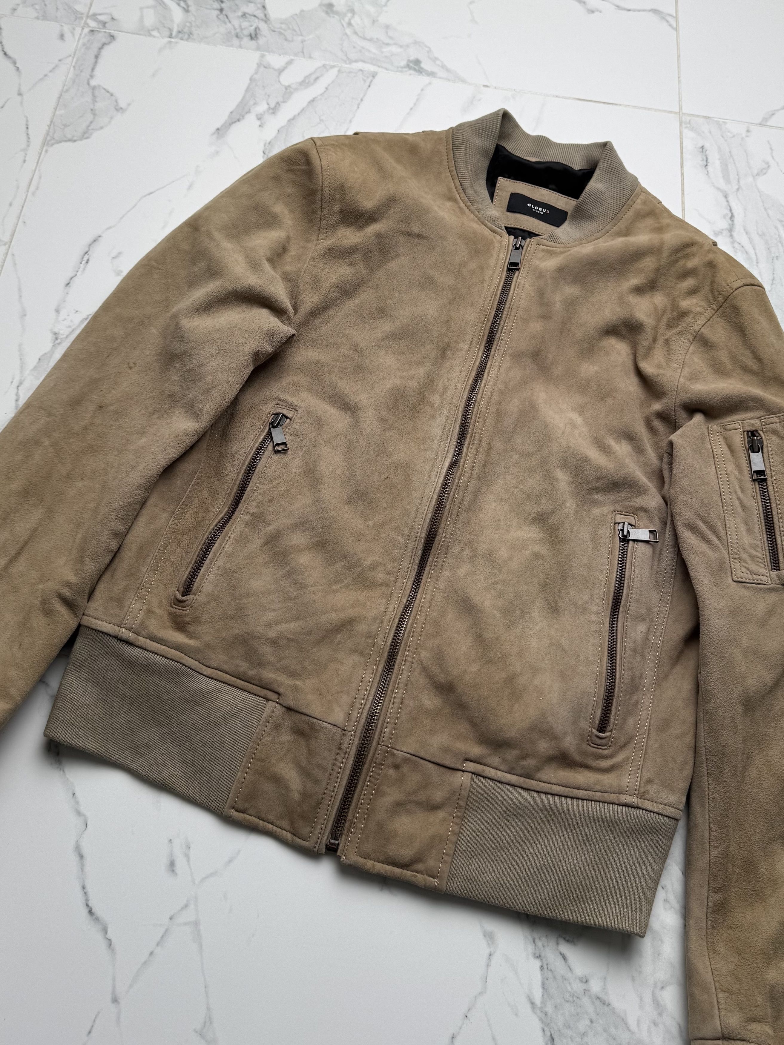 Vintage Vintage Beige Suede Leather Jacket Women's Zip Up Size US S / EU 44-46 / 1 - 5 Thumbnail