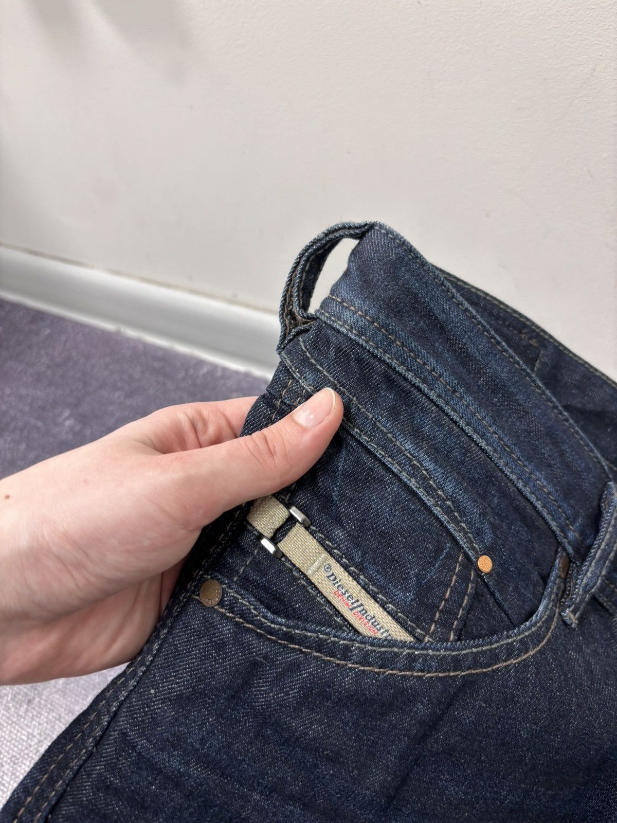 Diesel Diesel Belther NWT Men’s Denim Jeans Regular Slim Tapered Size US 28 / EU 44 - 6 Thumbnail