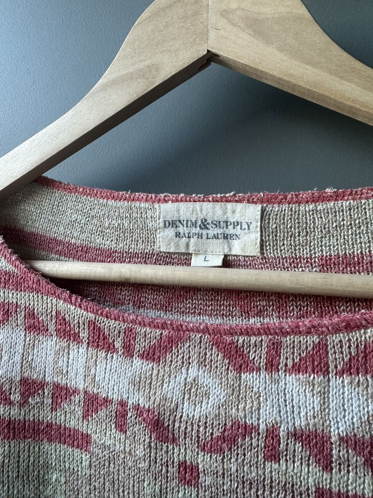 Denim & Supply Ralph Lauren Denim & Supply Ralph Lauren Navajo 3 Pattern Knit Sweater Size L / US 10 / IT 46 - 3 Thumbnail