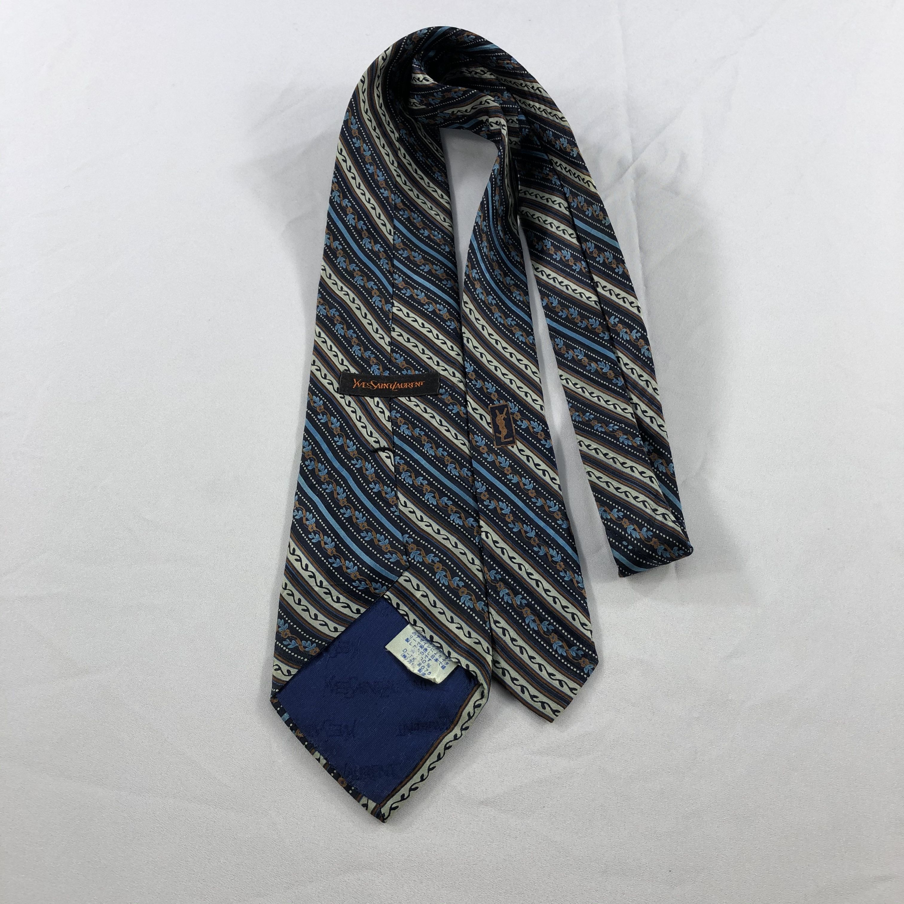 Vintage × Yves Saint Laurent Yves Saint Laurent Silk Neck Ties T90 Size ONE SIZE - 2 Thumbnail