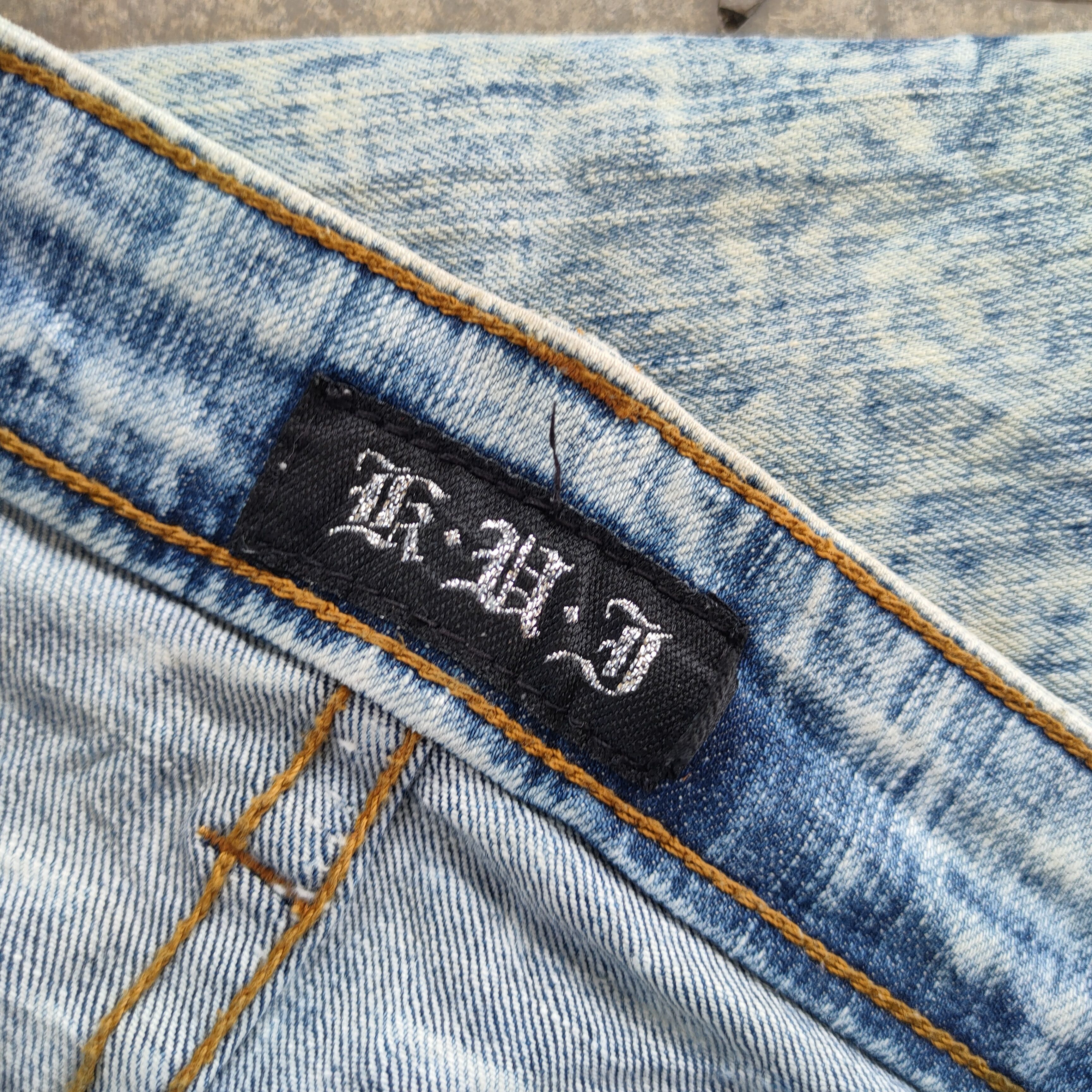 Japanese Brand × Vintage W33 VINTAGE JAPANESE FADED DISTRESSED JEANS PANTS Size US 33 - 14 Thumbnail