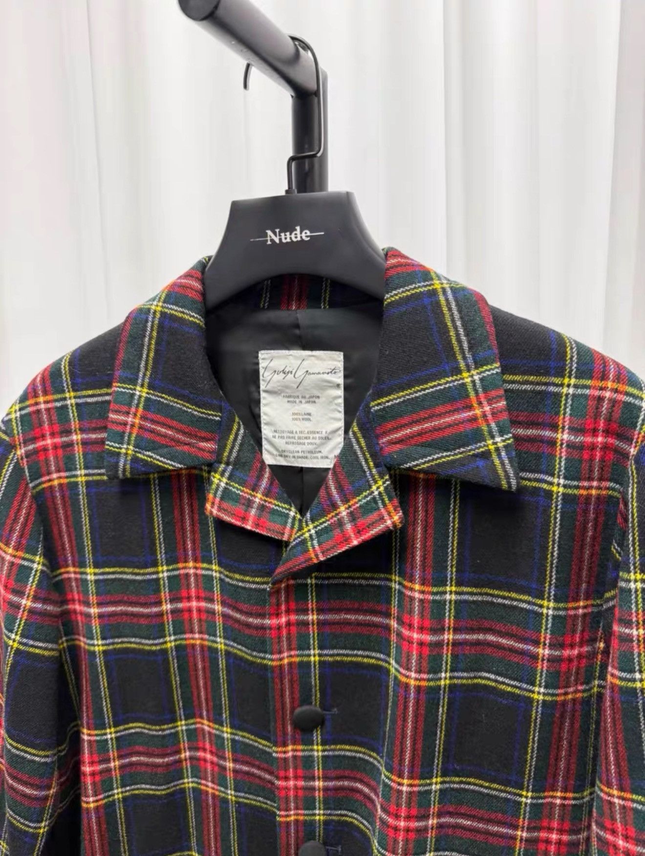 Yohji Yamamoto 90s Yohji Yamamoto plaid blazer Size 46R - 4 Thumbnail