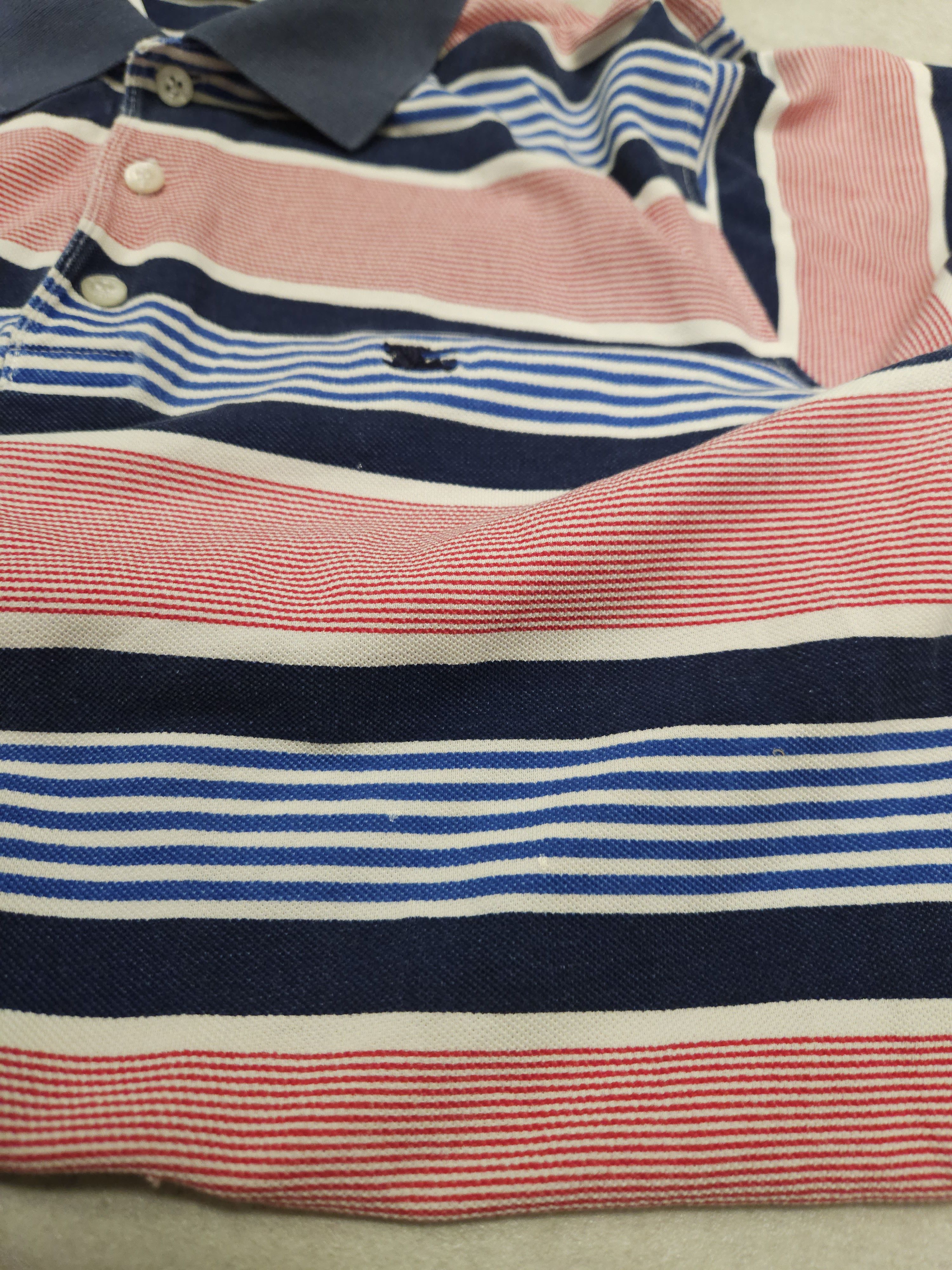 Burberry Vintage burberry striped polo shirt Size US S / EU 44-46 / 1 - 19 Thumbnail