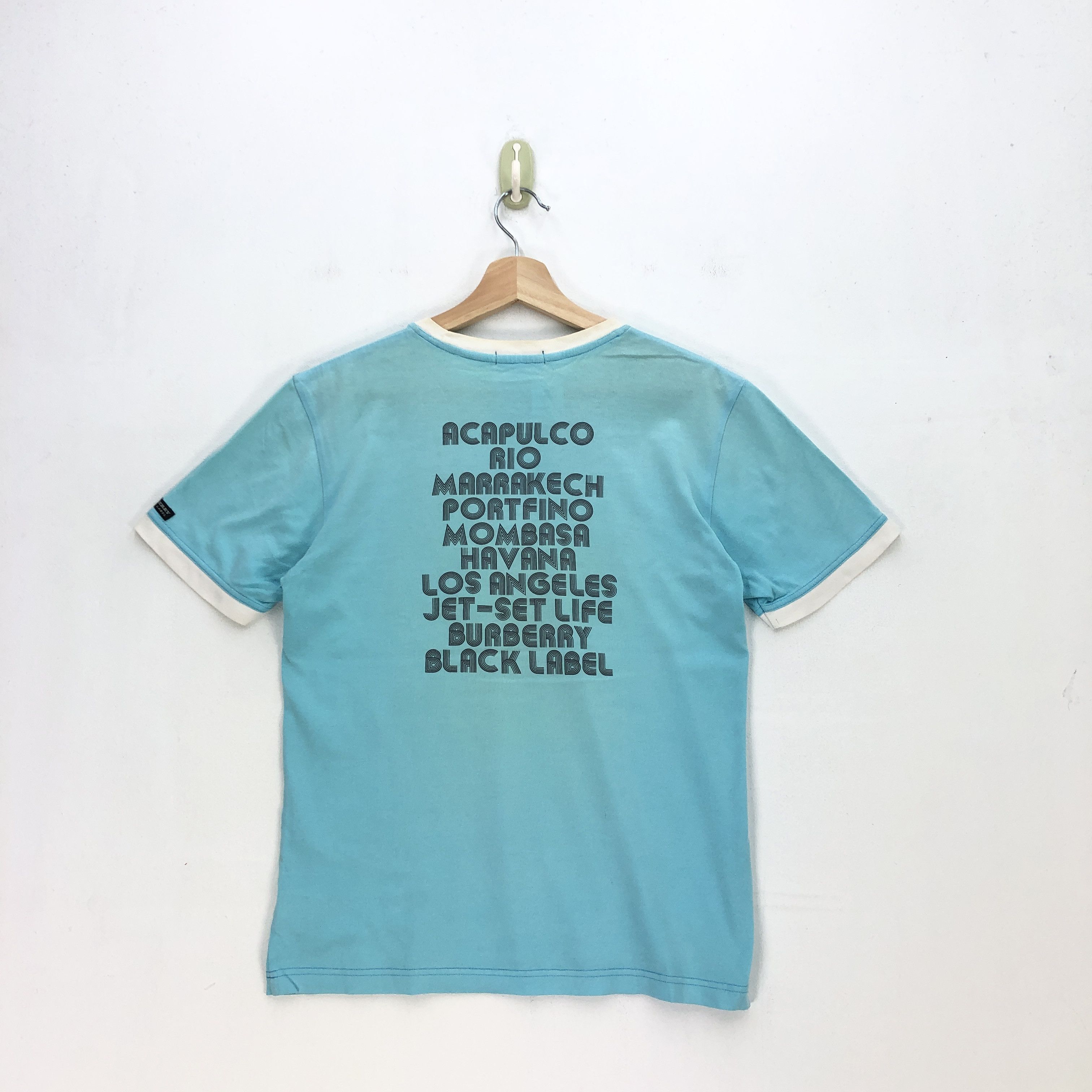 Burberry Vintage Burberry T Shirt Burberrys Supersonic Jet Set Tees Size S / US 4 / IT 40 - 2 Thumbnail