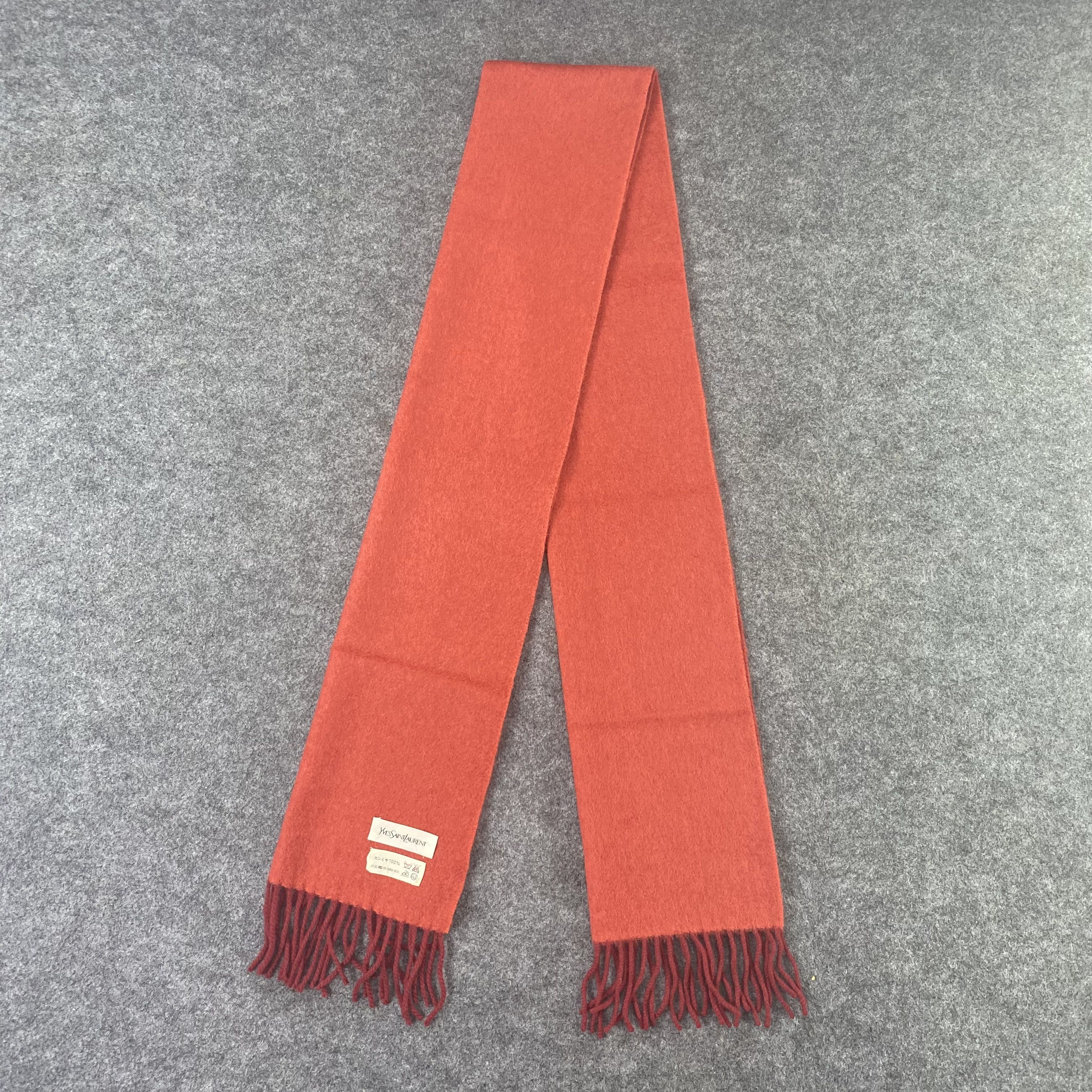 Vintage Yves Saint Laurent Scarf / Muffler / Neckwear -T1139 Size ONE SIZE - 4 Thumbnail