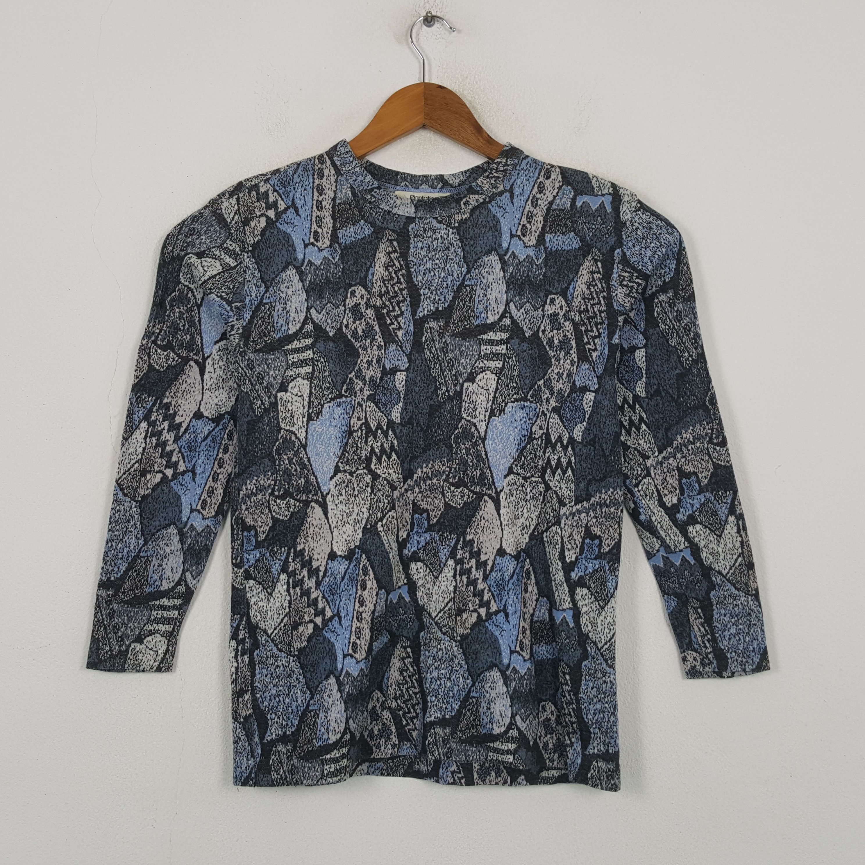 Issey Miyake Vintage Plantation by Issey Miyake Long Sleeve T-shirt RR9 Size S / US 4 / IT 40 - 1 Thumbnail