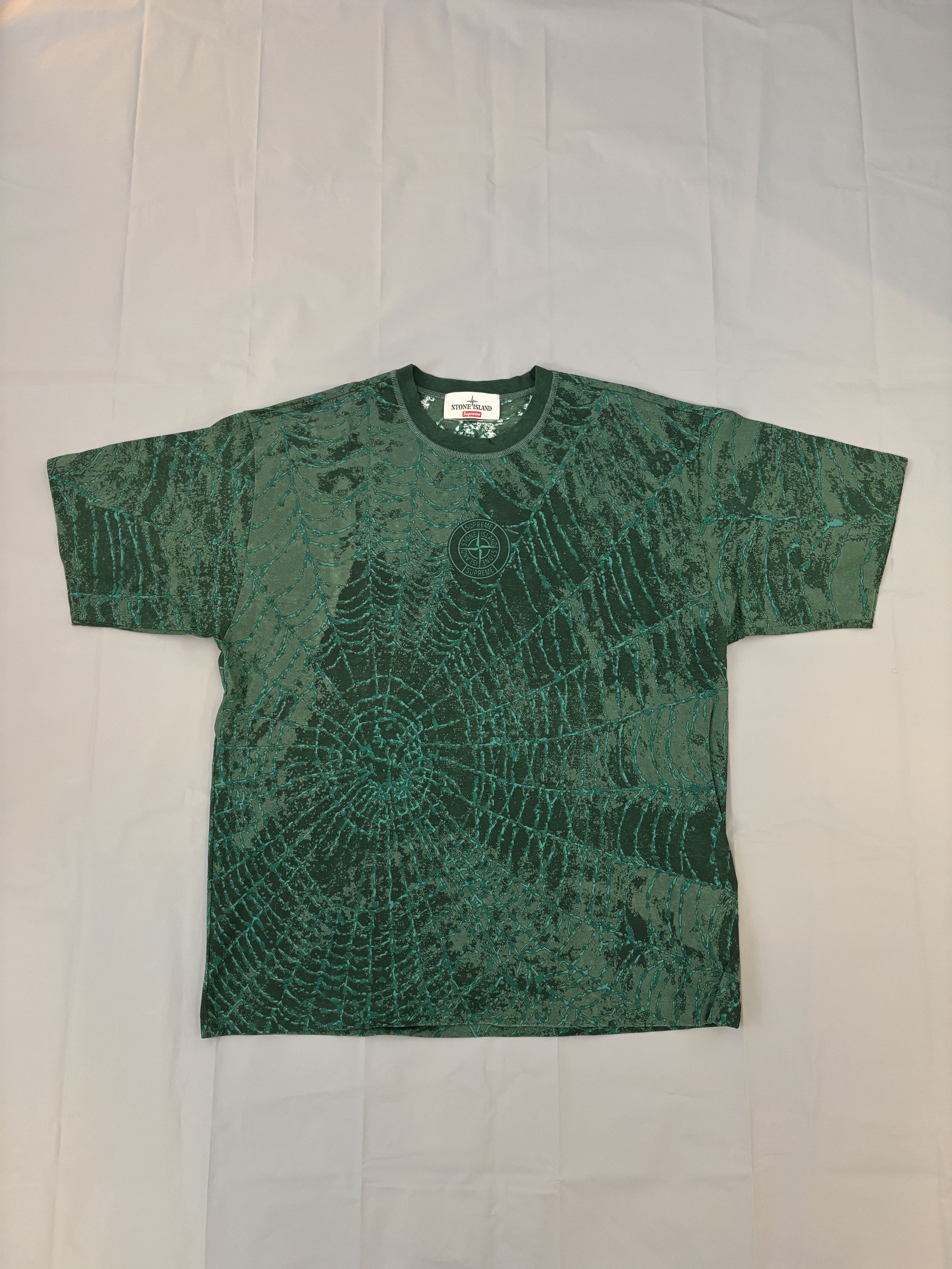 Stone Island T-shirt vert foncé Stone Island x Supreme en tbe Size US M / EU 48-50 / 2 - 1 Thumbnail