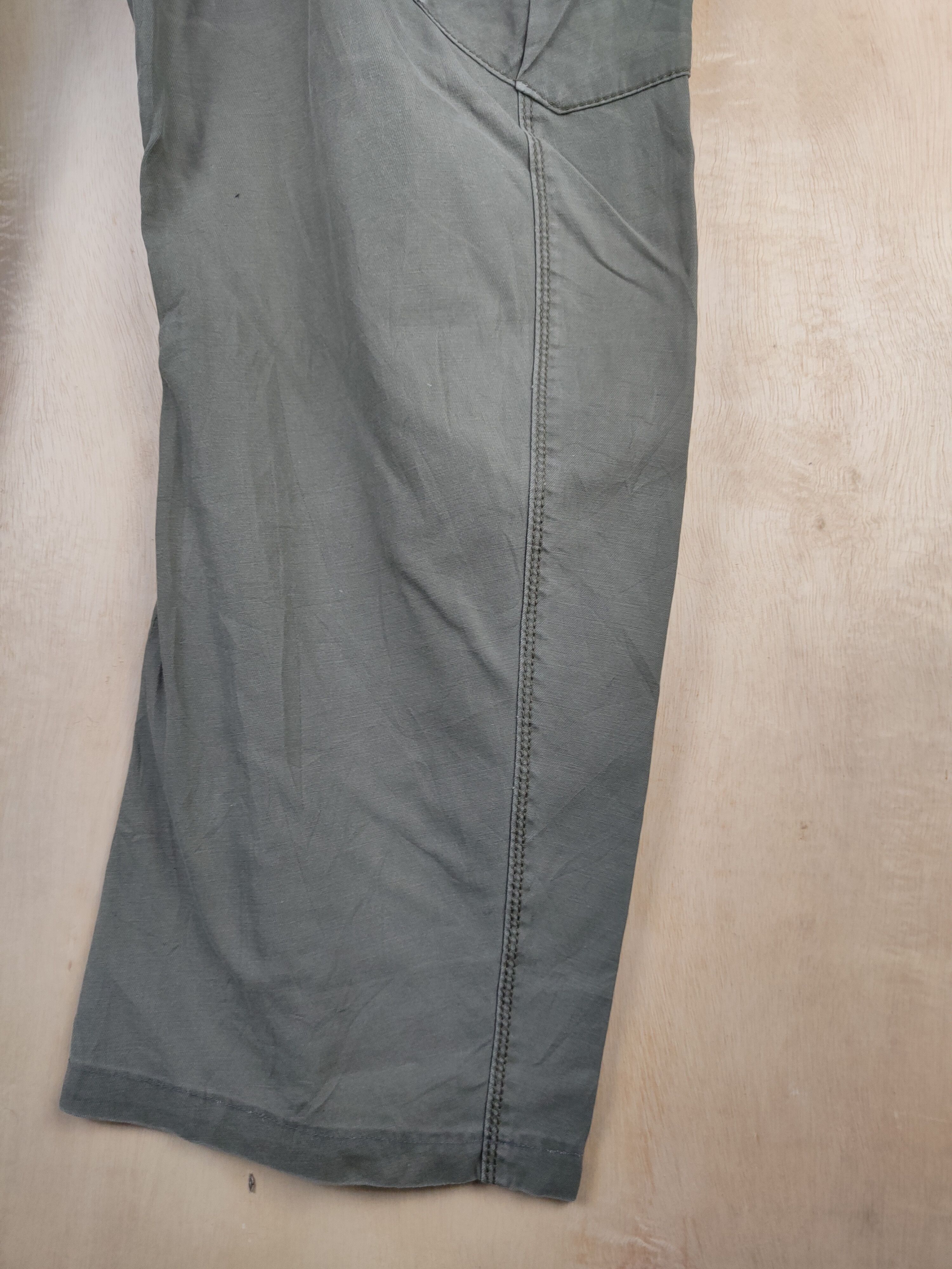 Japanese Brand Xebec Twist45 Green Multipocket Tactical Cargo Pants #S2429 Size US 36 / EU 52 - 6 Thumbnail