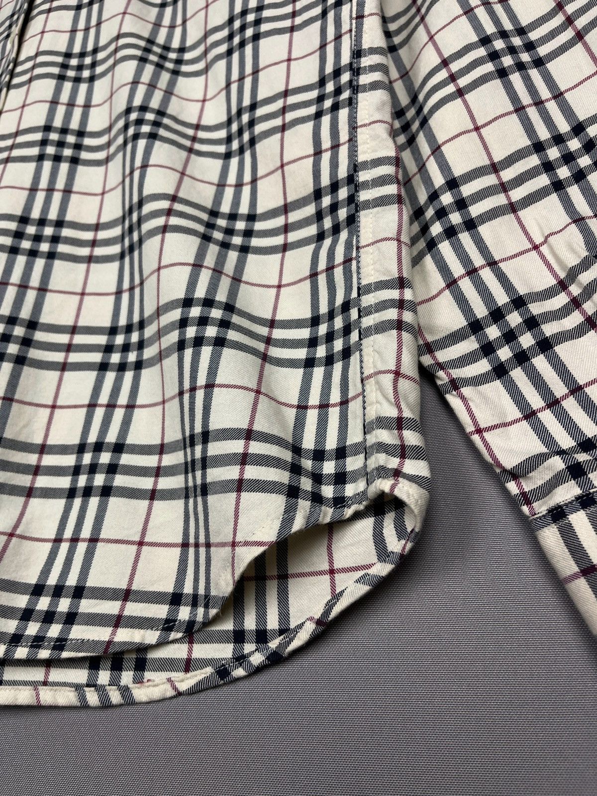 Burberry × Designer BURBERRY Y2K Nova Check Shirt Size M / US 6-8 / IT 42-44 - 13 Thumbnail