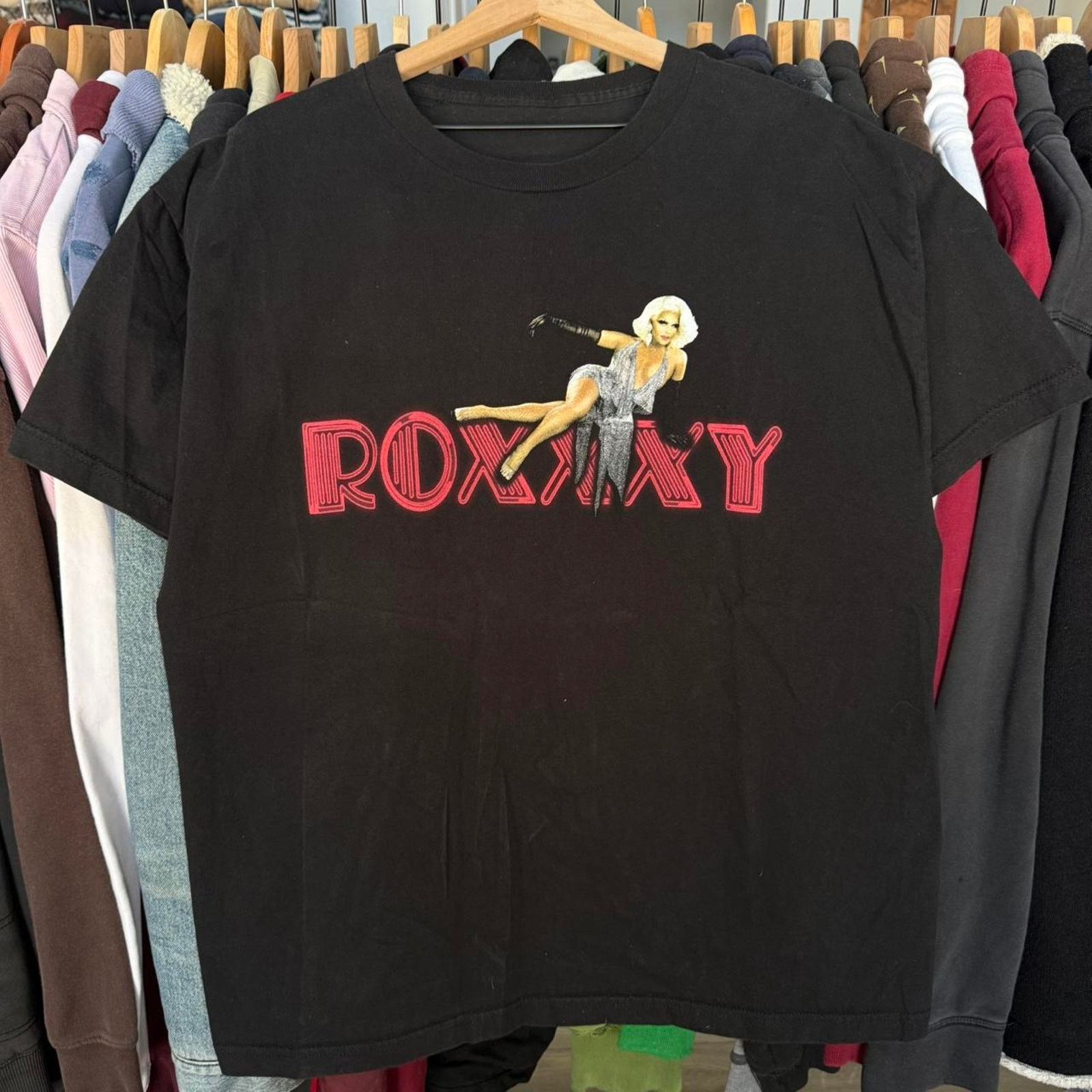Other Vintage y2k roxxxy graphic t-shirt in black and red Size US XXL / EU 58 / 5 - 1 Thumbnail