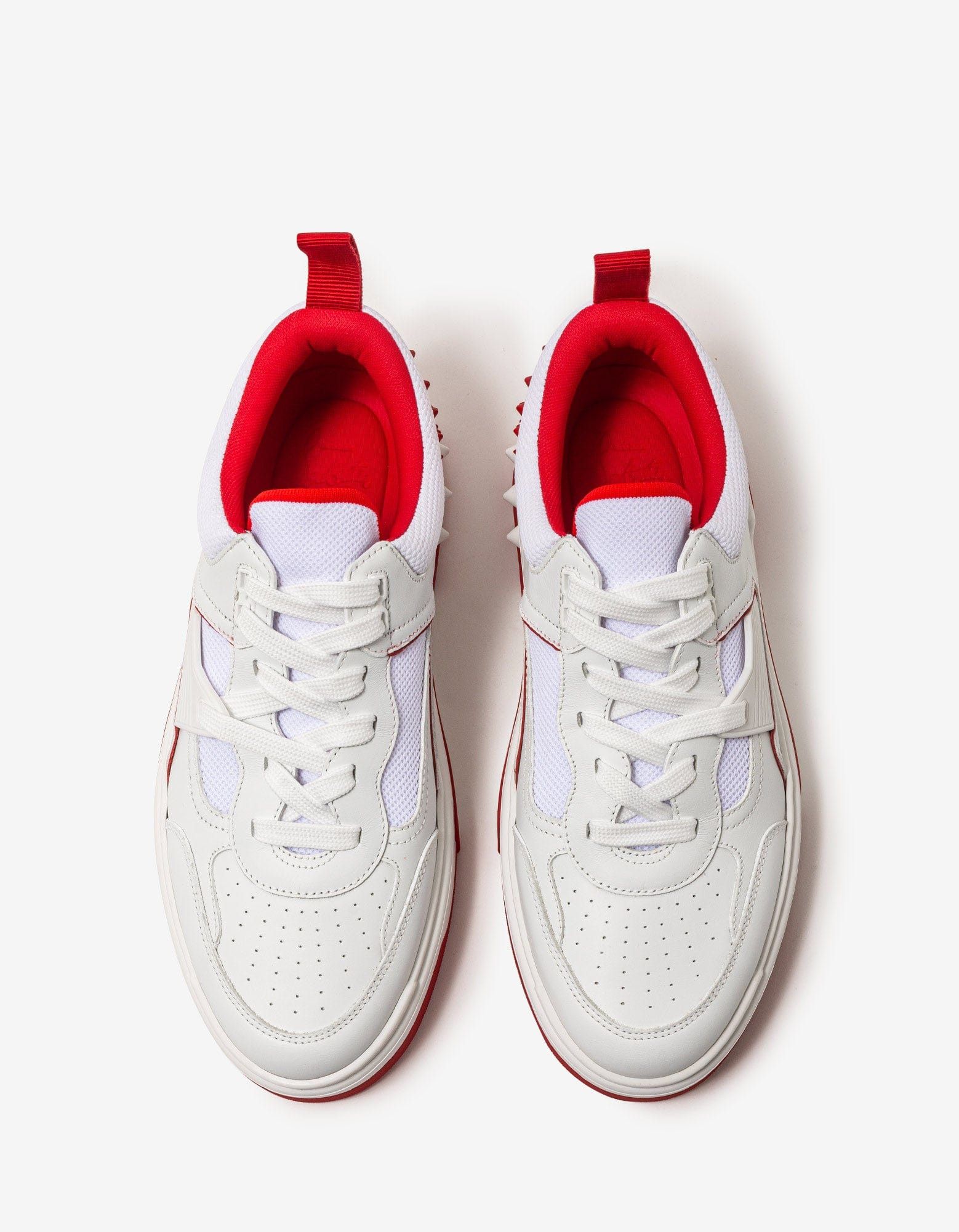 Christian Louboutin Christian Louboutin Astroloubi White & Red Trainers Size US 10.5 / EU 43-44 - 5 Thumbnail