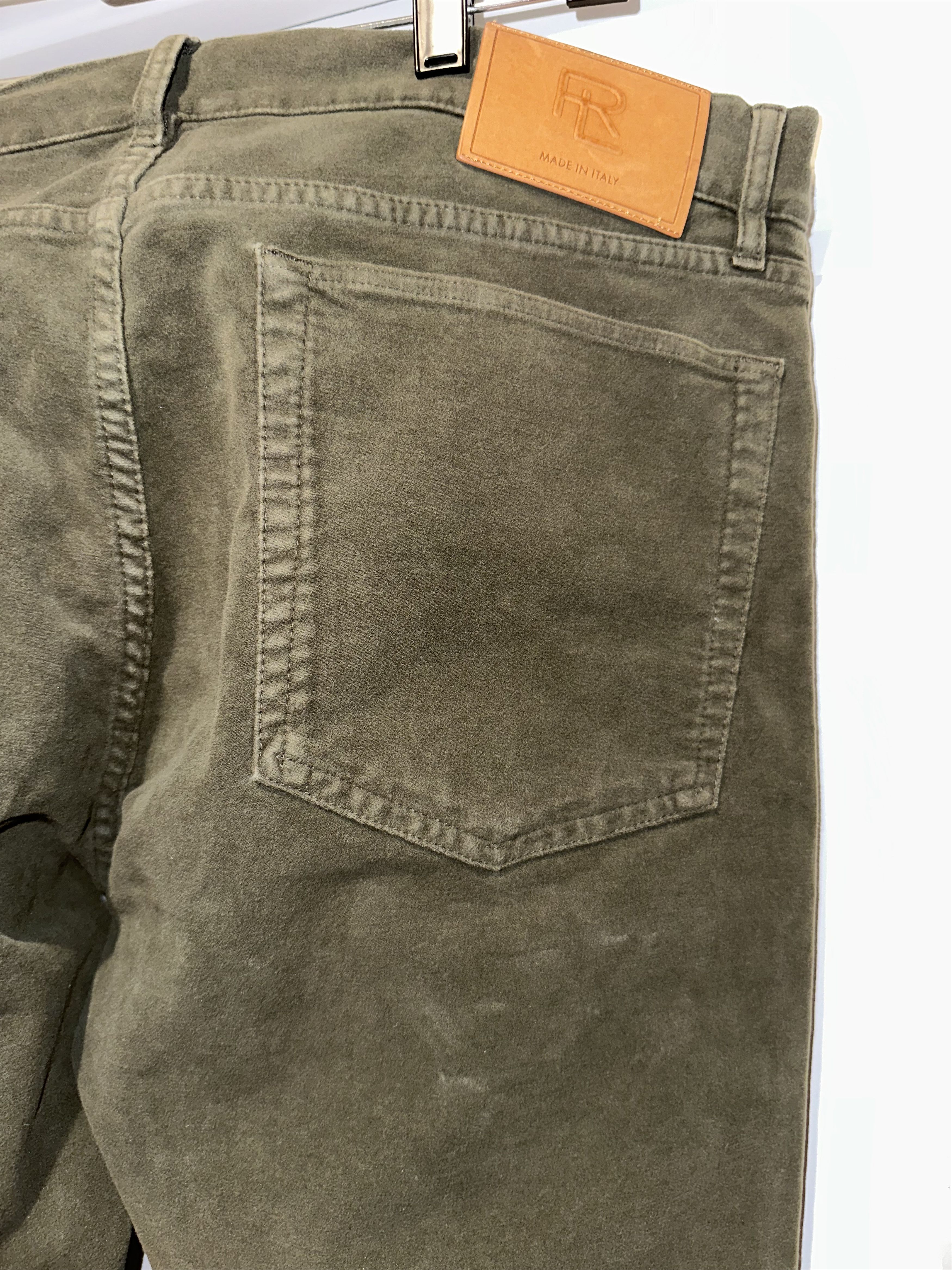 Ralph Lauren Purple Label Moleskin 5 Pocket Slim Pant $895 size 36X34(52) $445.00 Size US 36 / EU 52 - 7 Thumbnail