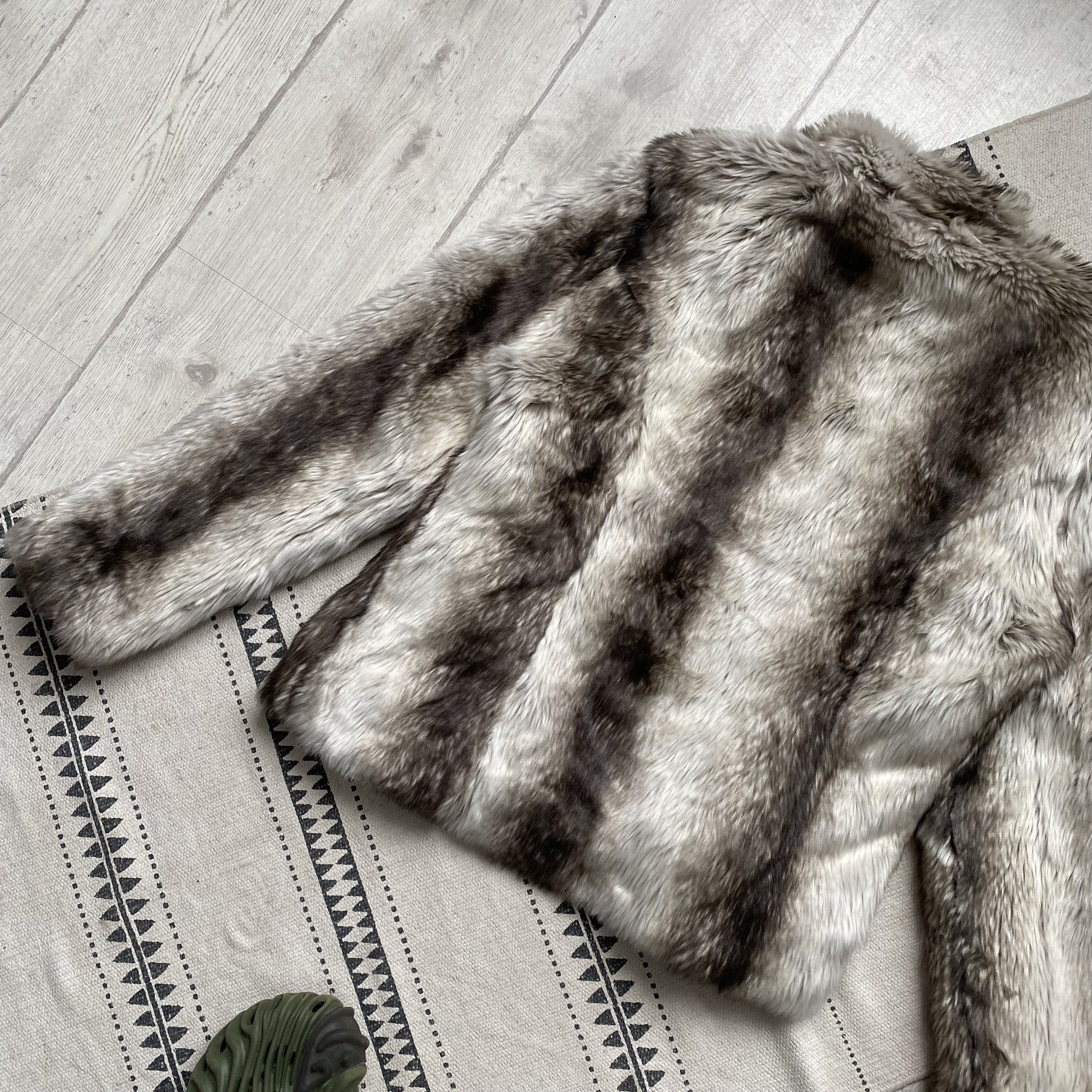 Hysteric Glamour Vintage 2000s Faux Fur Jacket coat Y2K Avantgarde