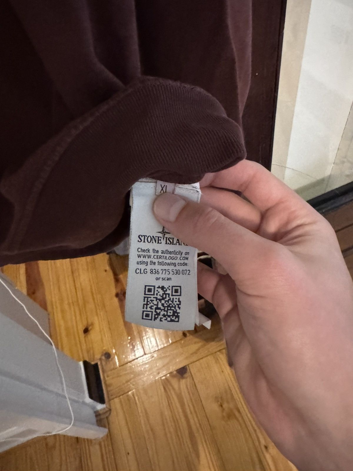 Stone Island Stone Island Maroon Crewneck - XL Size US XL / EU 56 / 4 - 3 Thumbnail