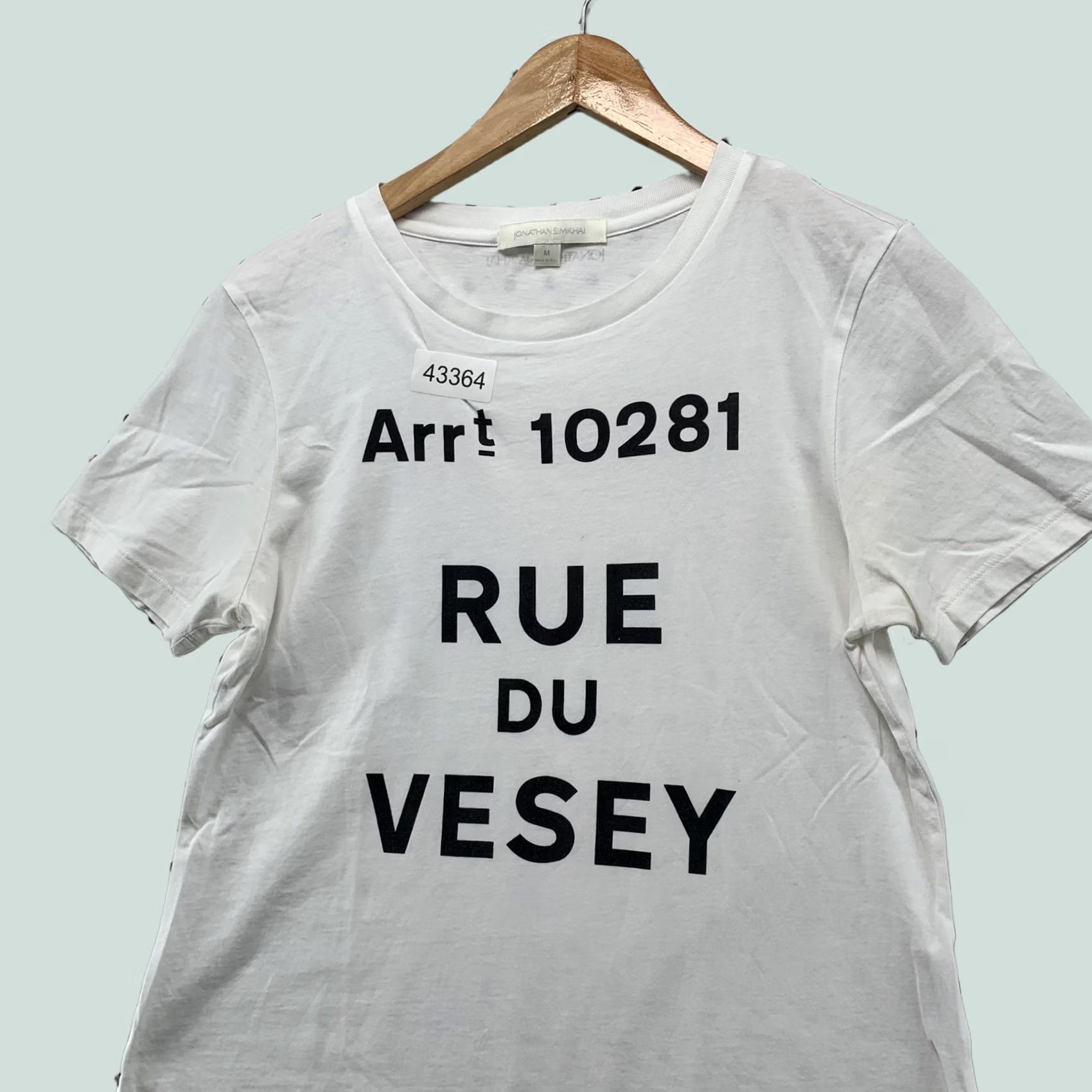 Jonathan Simkhai Jonathan Simkhai RUE DU VESEY Shirt Womens M White Designer Top Size M / US 6-8 / IT 42-44 - 1 Thumbnail