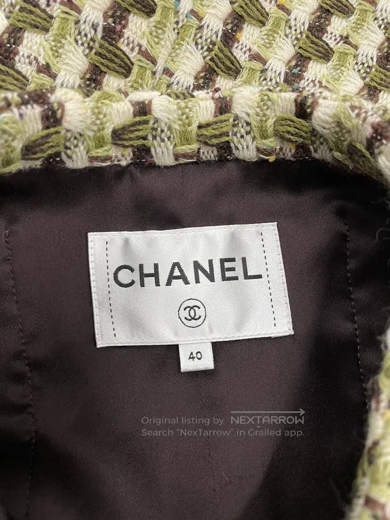 Chanel Chanel Dakar series twill soft tweed colour-blocked jacket Size S / US 4 / IT 40 - 6 Thumbnail