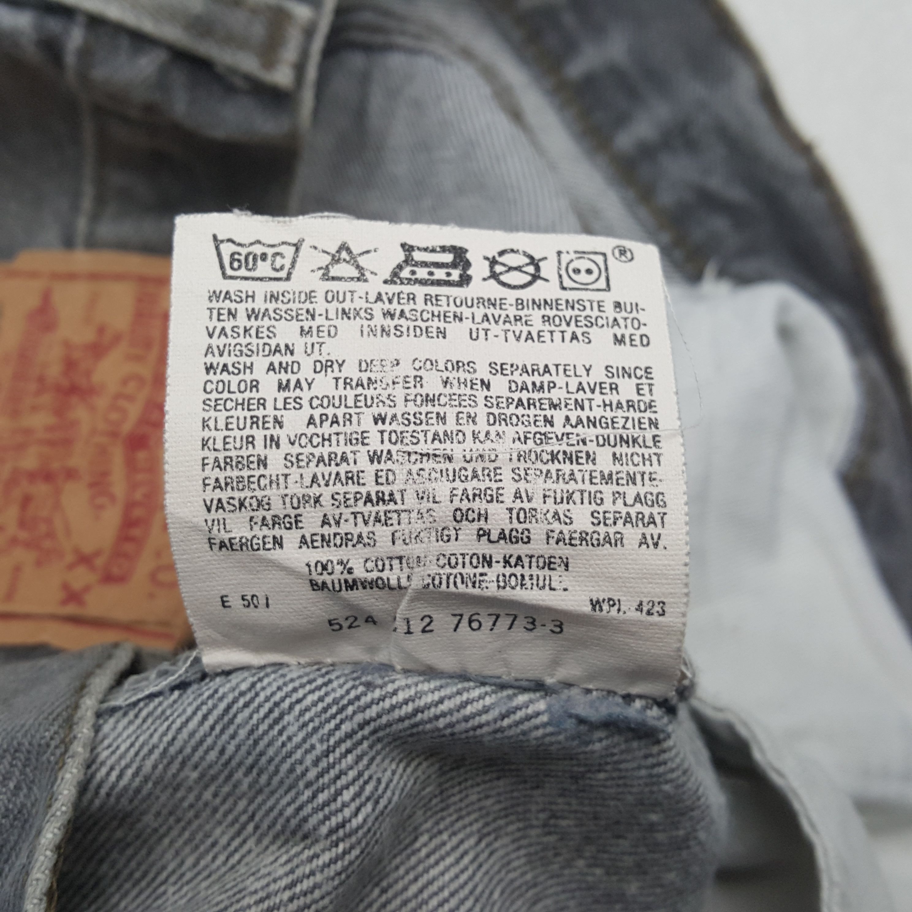 Levi's Levis 501 Made in USA Gray Jeans RR10 Size US 30 / EU 46 - 14 Thumbnail
