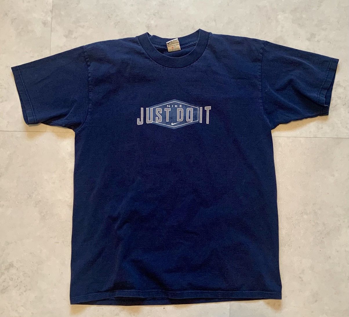 Nike Vintage Navy Blue Nike t shirt Size US M / EU 48-50 / 2 - 1 Thumbnail