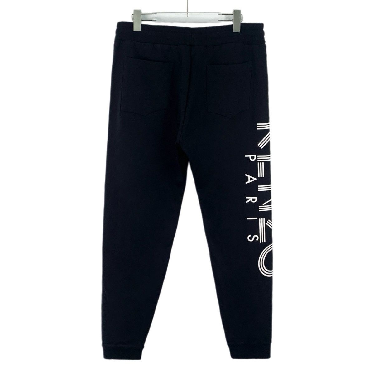 Kenzo Kenzo Black Cotton Drawstring Casual Pants K26WX Size US 38 / EU 54 - 2 Thumbnail
