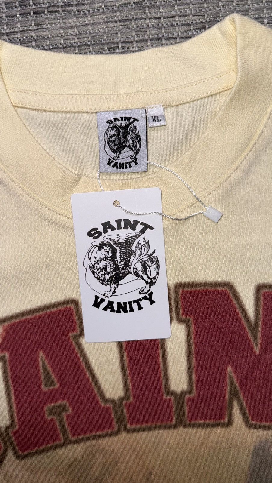 Saint Vanity Saint Vanity Cream Stable 2.0 Tee Size US XL / EU 56 / 4 - 3 Thumbnail