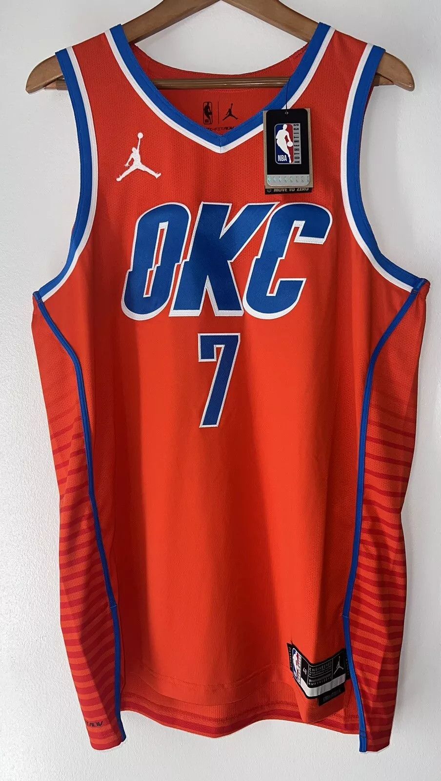 NBA × Nike Chet Holmgren Oklahoma City Thunder Authentic Jersey Size US L / EU 52-54 / 3 - 1 Thumbnail