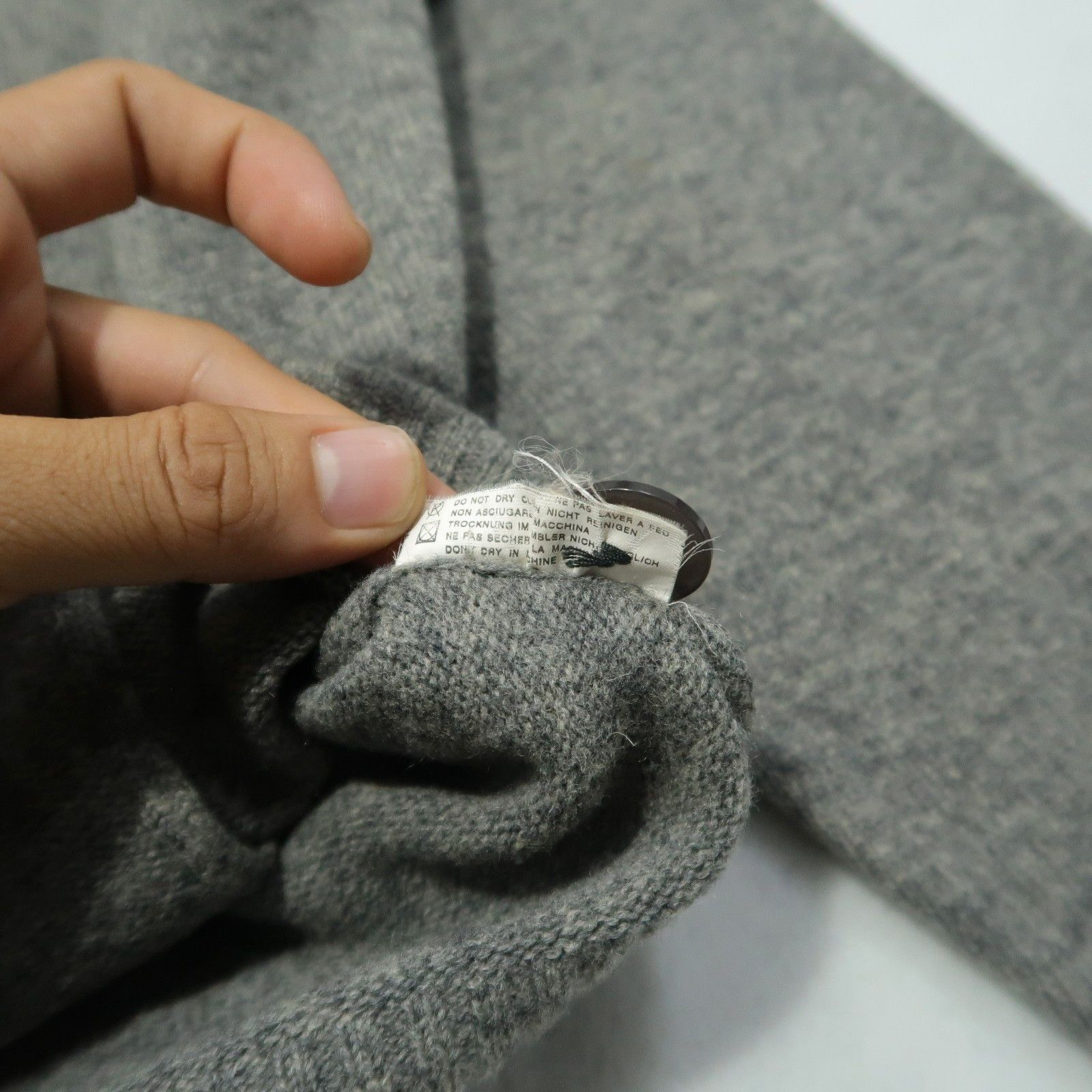 Burberry Vintage 90s Burberry London Wool Knit Cardigan Size US L / EU 52-54 / 3 - 10 Thumbnail