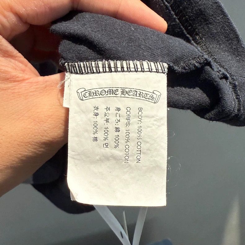 Chrome Hearts Chrome Hearts Black Cross Scroll Short Sleeve T-Shirt Size US S / EU 44-46 / 1 - 3 Thumbnail