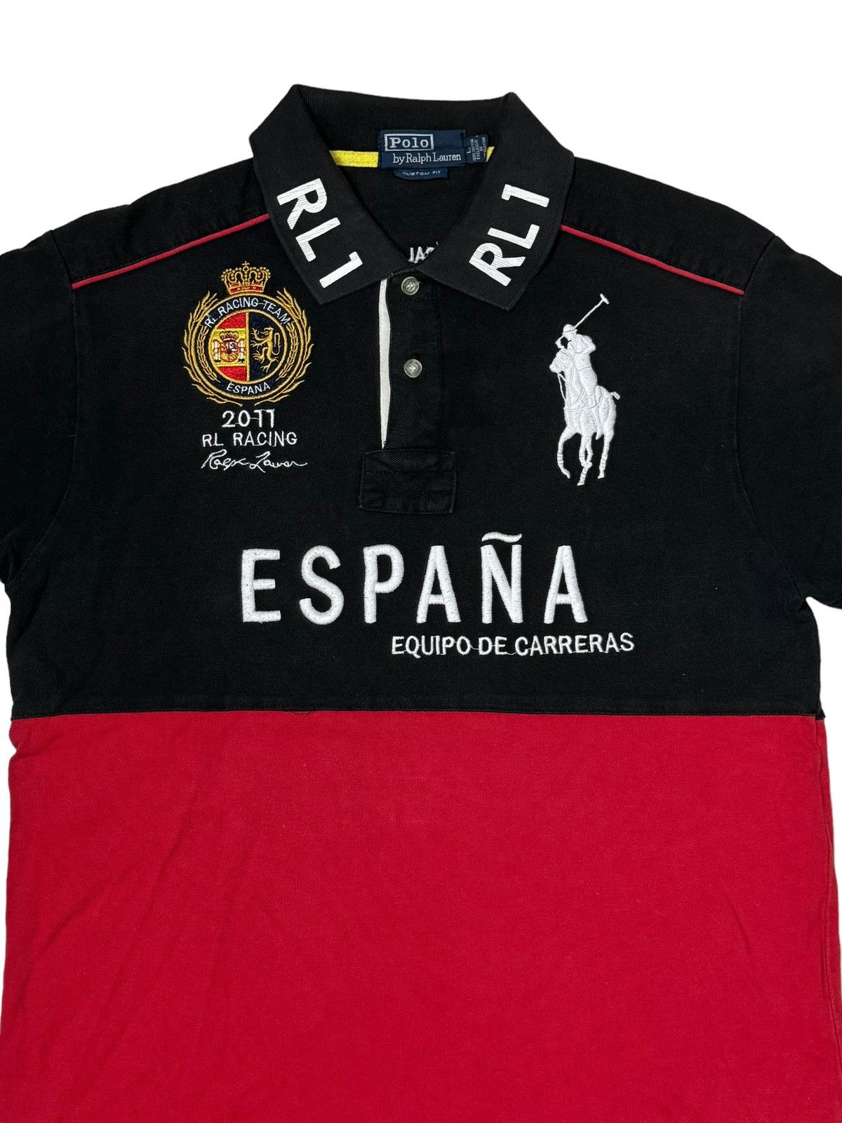 Luxury Polo Ralph Lauren Vintage POLO RALPH LAUREN ESPANA 2011 RACING TEAM Grailed