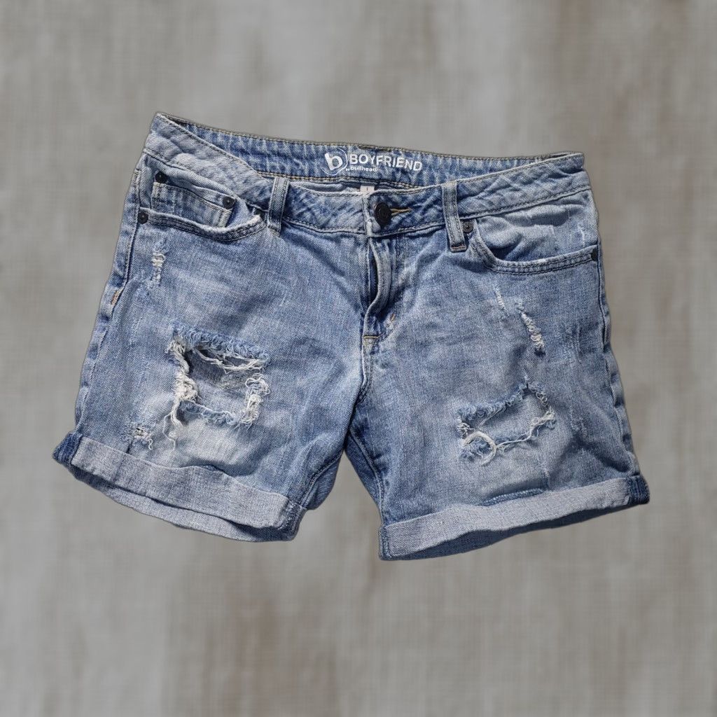 Denime Bullhead Denim Co. Dark Blue Low Rise Shorts Denim Women’s Size 1 Casual Size 25" / US 0 / IT 36 - 1 Thumbnail